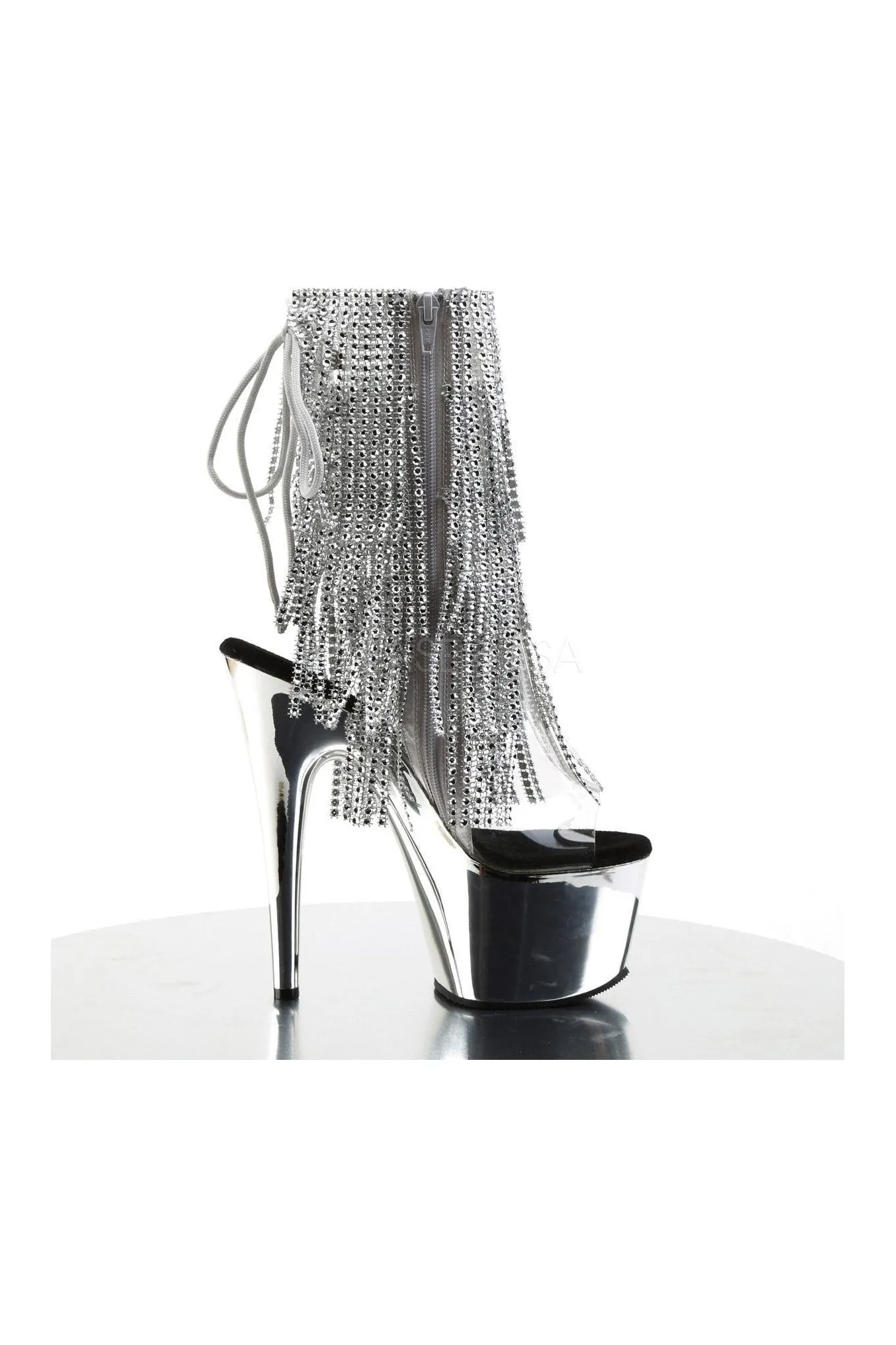 ADORE-1017RSF Platform Boot  | Clear Vinyl