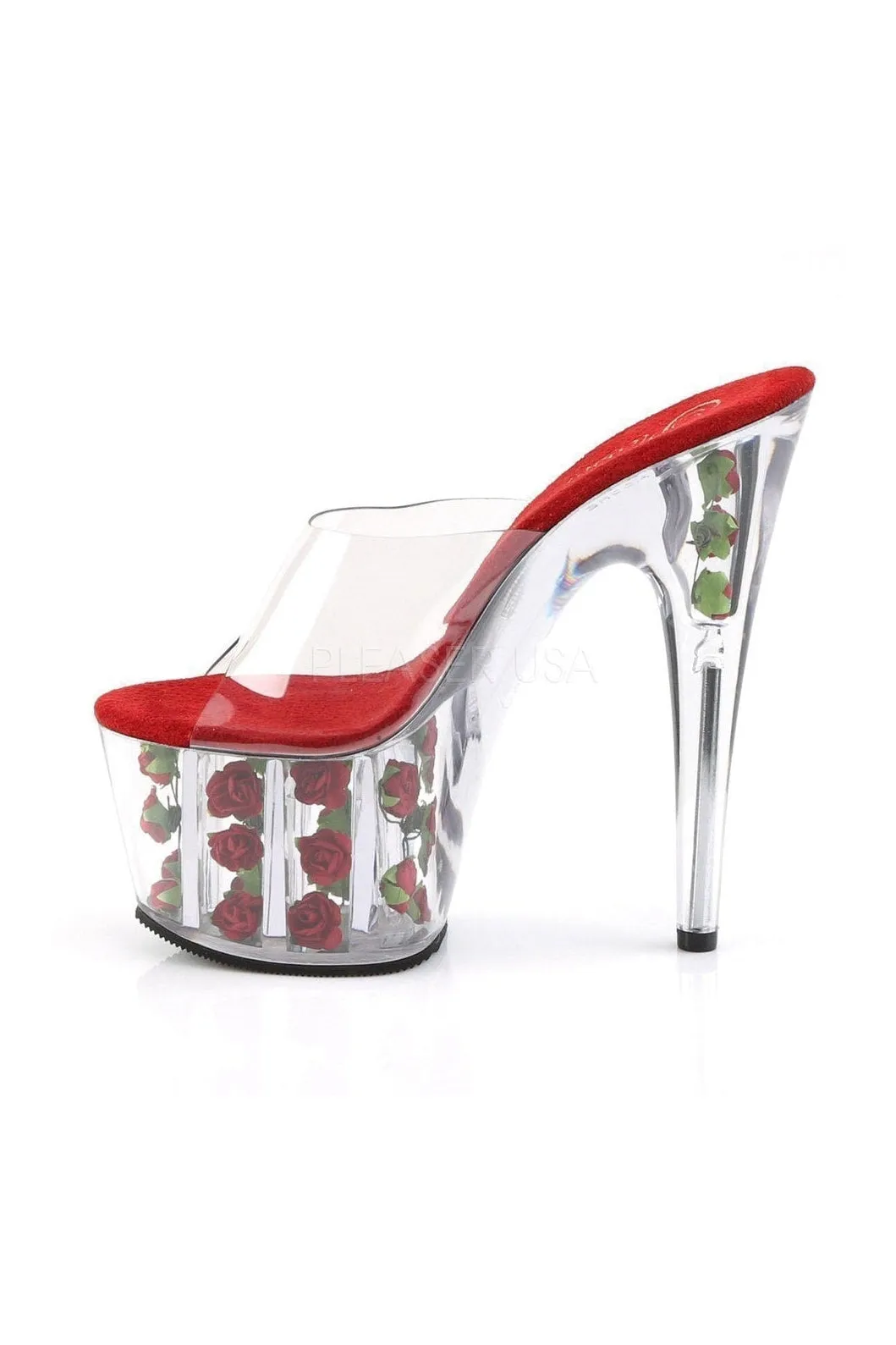 ADORE-701FL Platform Slide  | Clear Vinyl