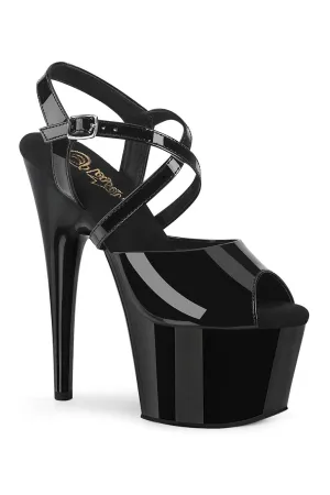 ADORE-724 Black Patent Sandal