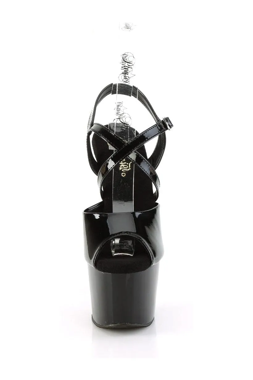 ADORE-724 Black Patent Sandal