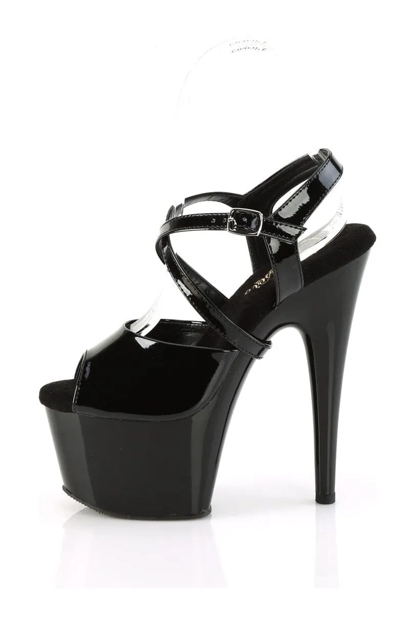 ADORE-724 Black Patent Sandal