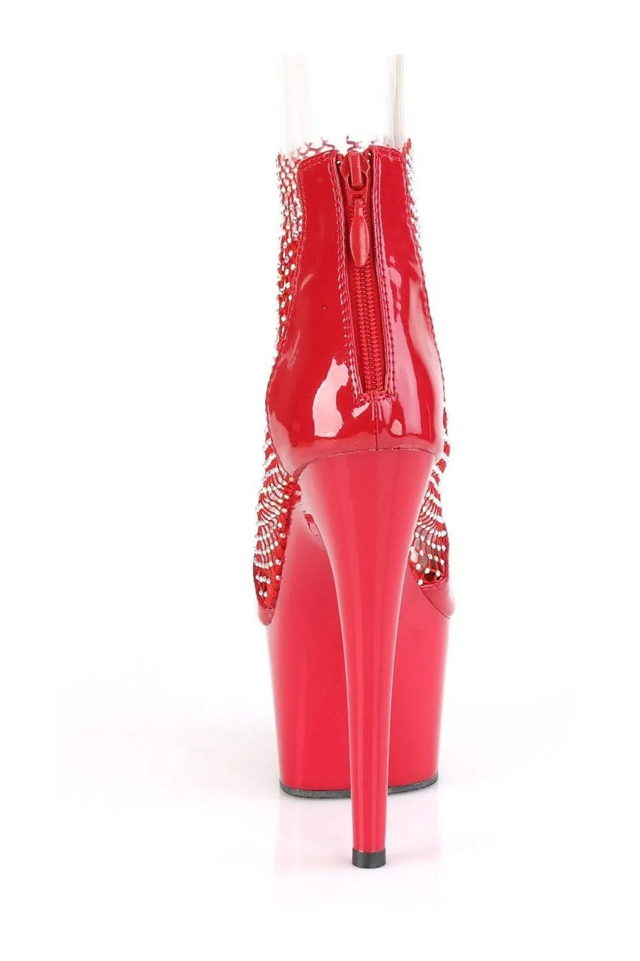 ADORE-765RM Exotic Sandal | Red Patent
