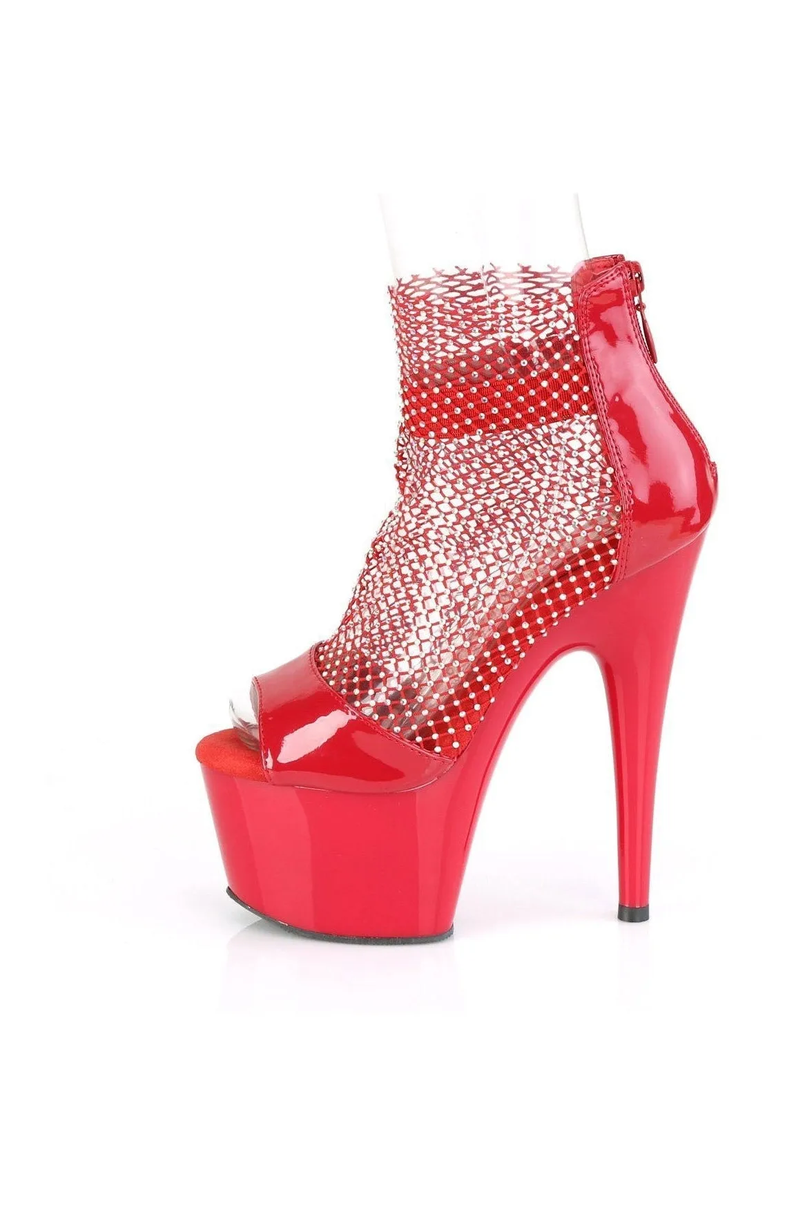 ADORE-765RM Exotic Sandal | Red Patent