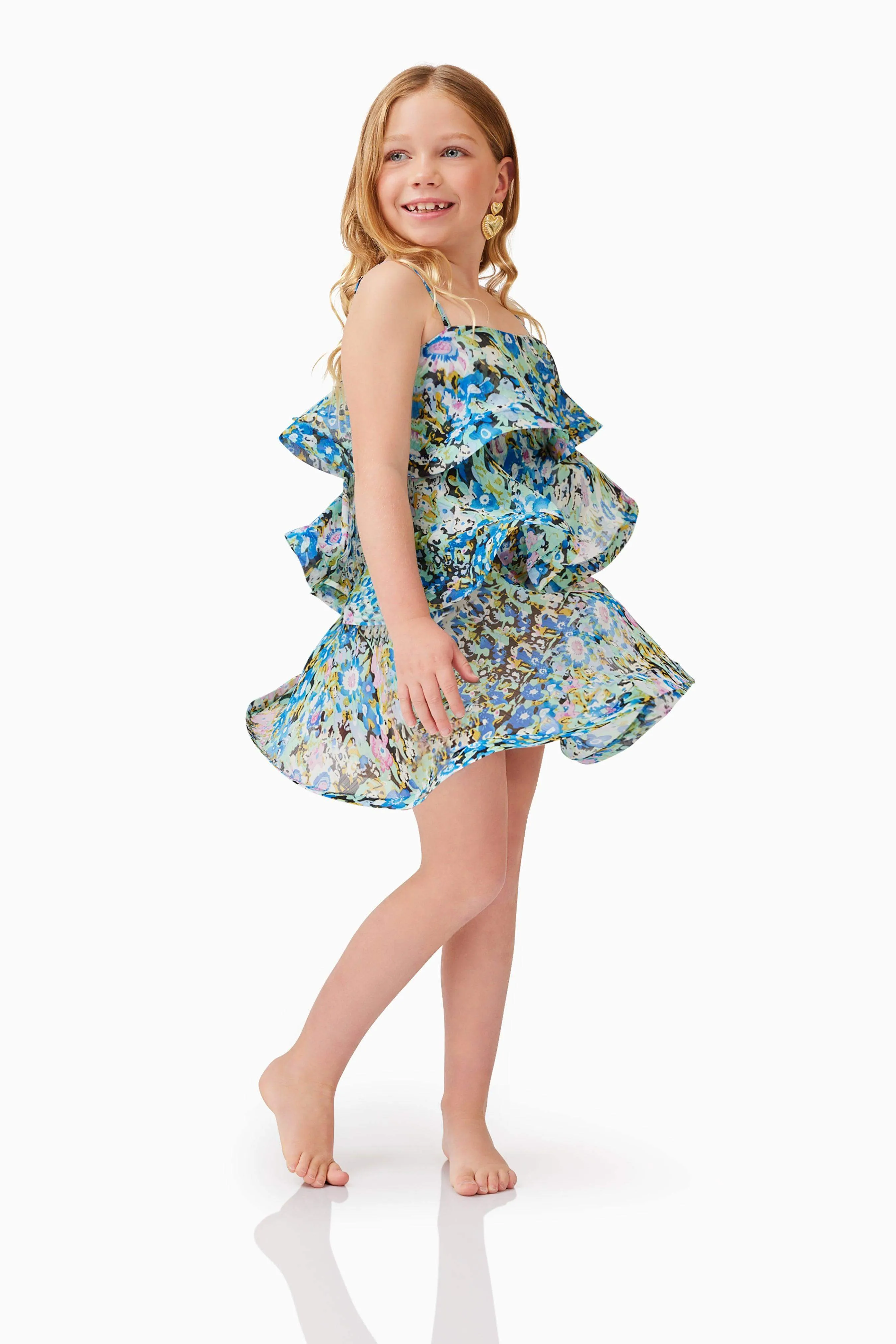 Armani Girls Dress in Floral