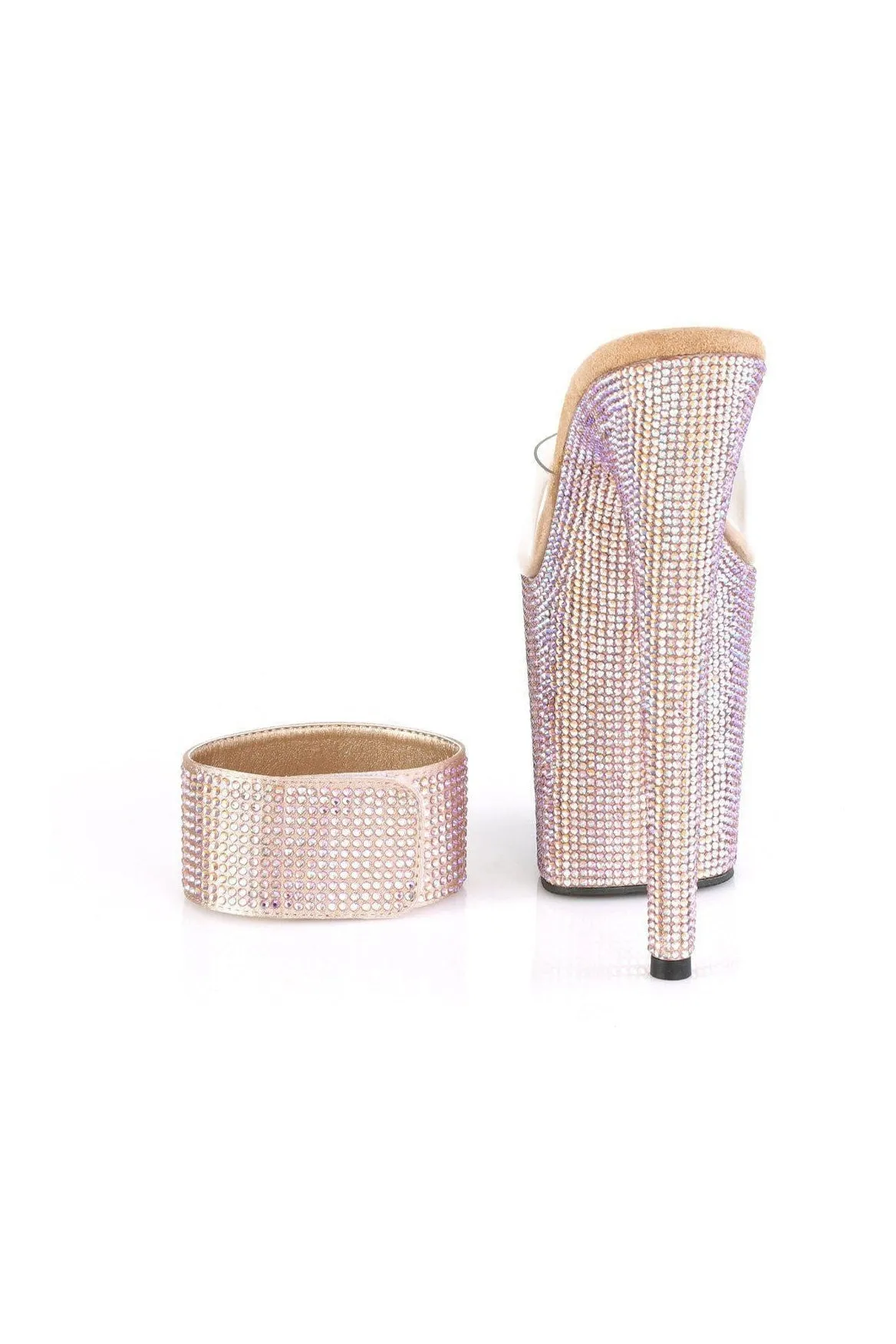 BEJEWELED-812RS Sandal | Clear Vinyl