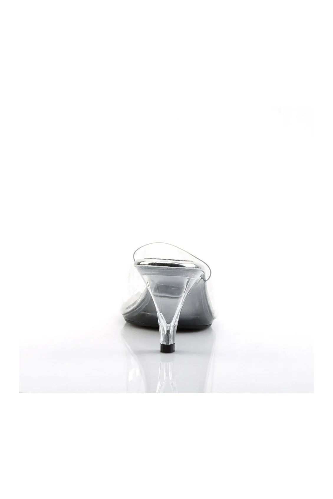 BELLE-301 Bootie | Clear Vinyl