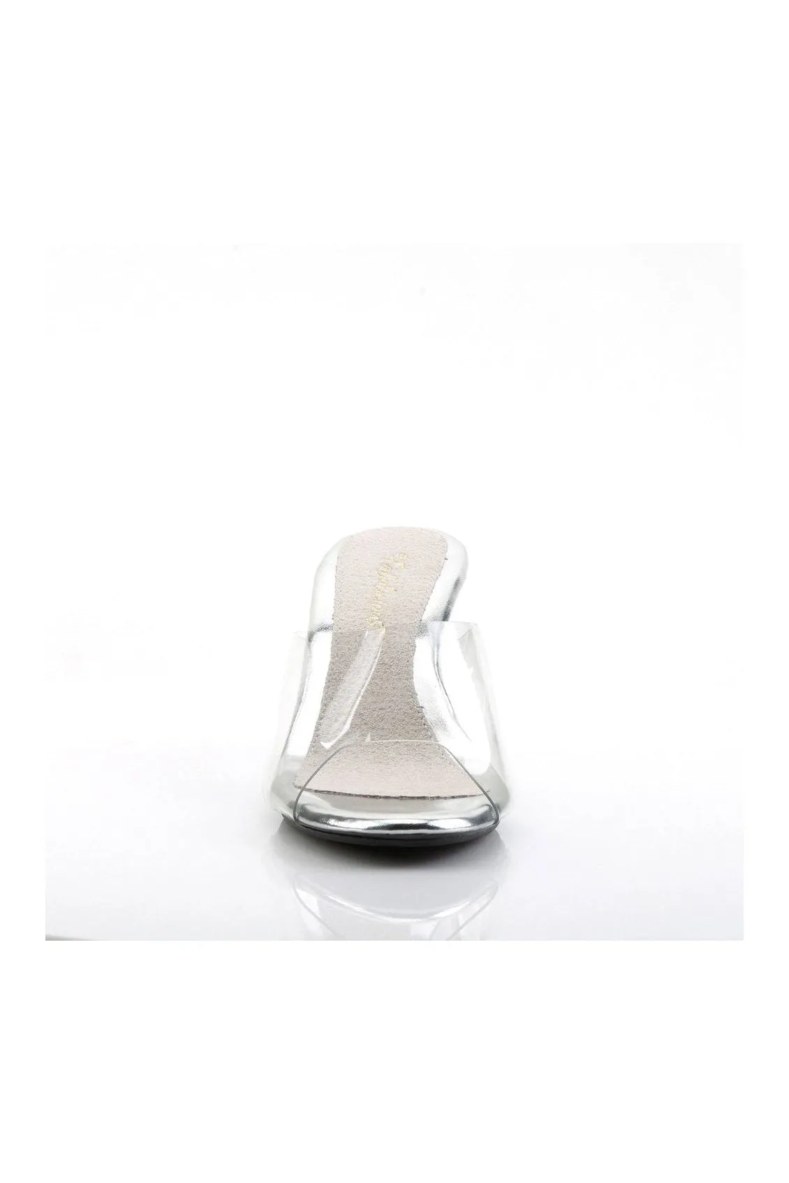 BELLE-301 Bootie | Clear Vinyl