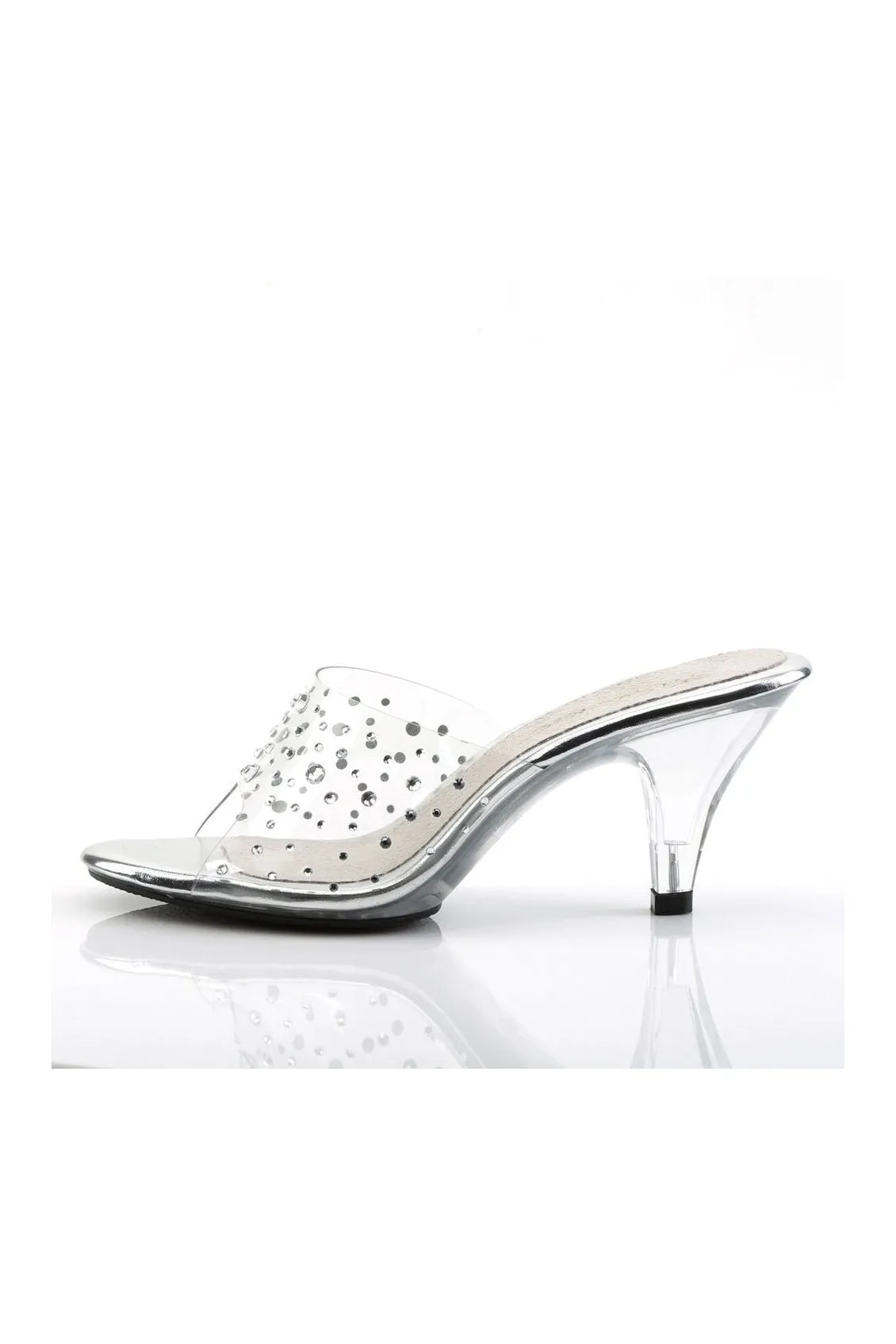 BELLE-301RS Bootie | Clear Vinyl