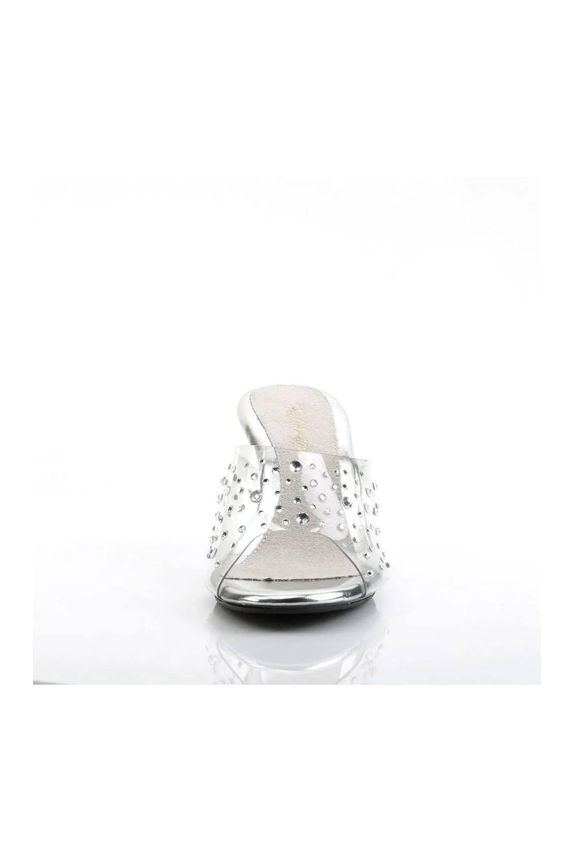 BELLE-301RS Bootie | Clear Vinyl