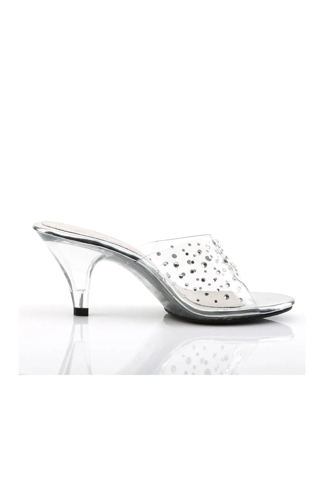 BELLE-301RS Bootie | Clear Vinyl