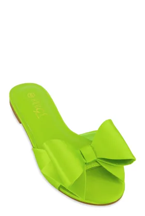 Bow Slide Sandals