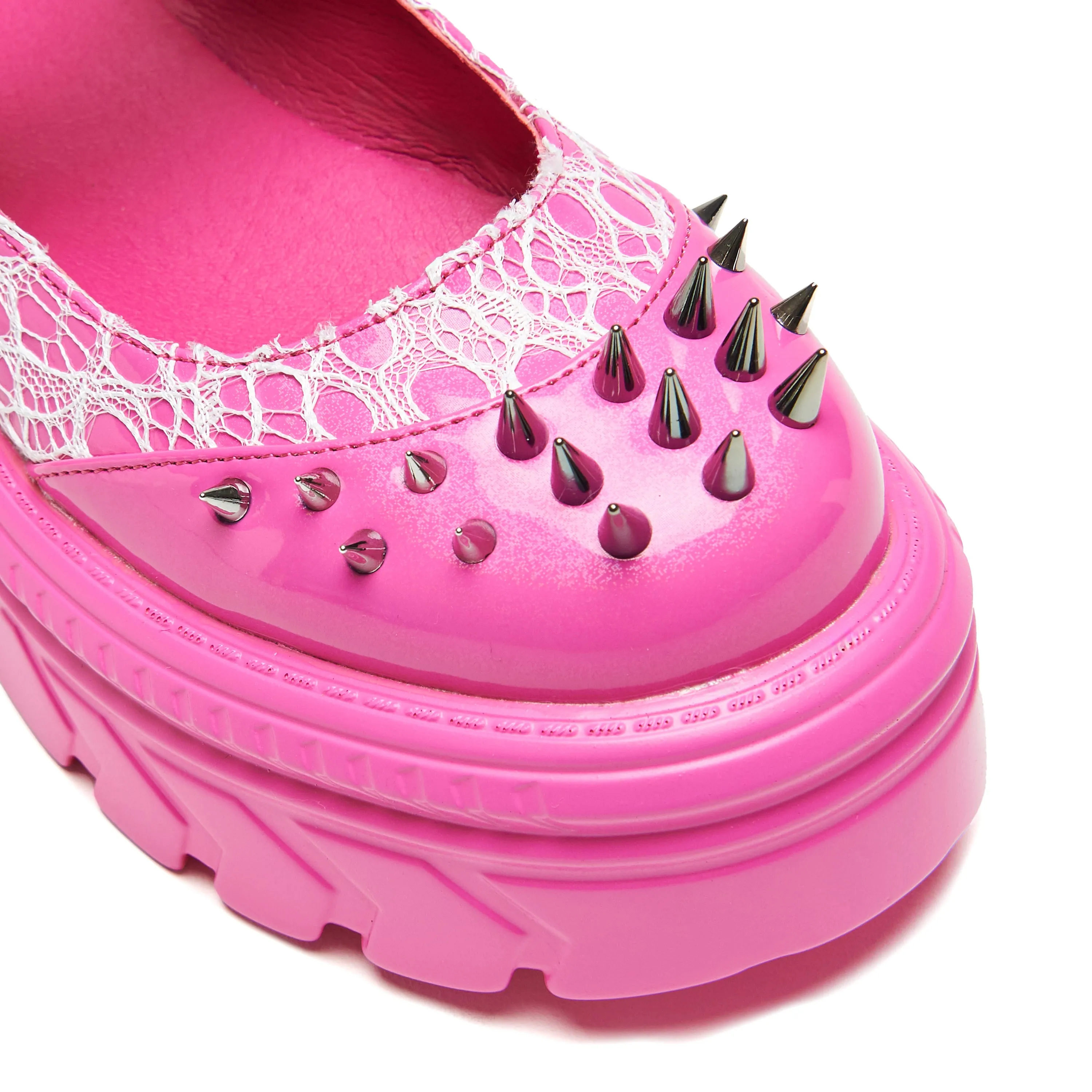 Candyfloss Demon Spiked Stomper Mary Janes