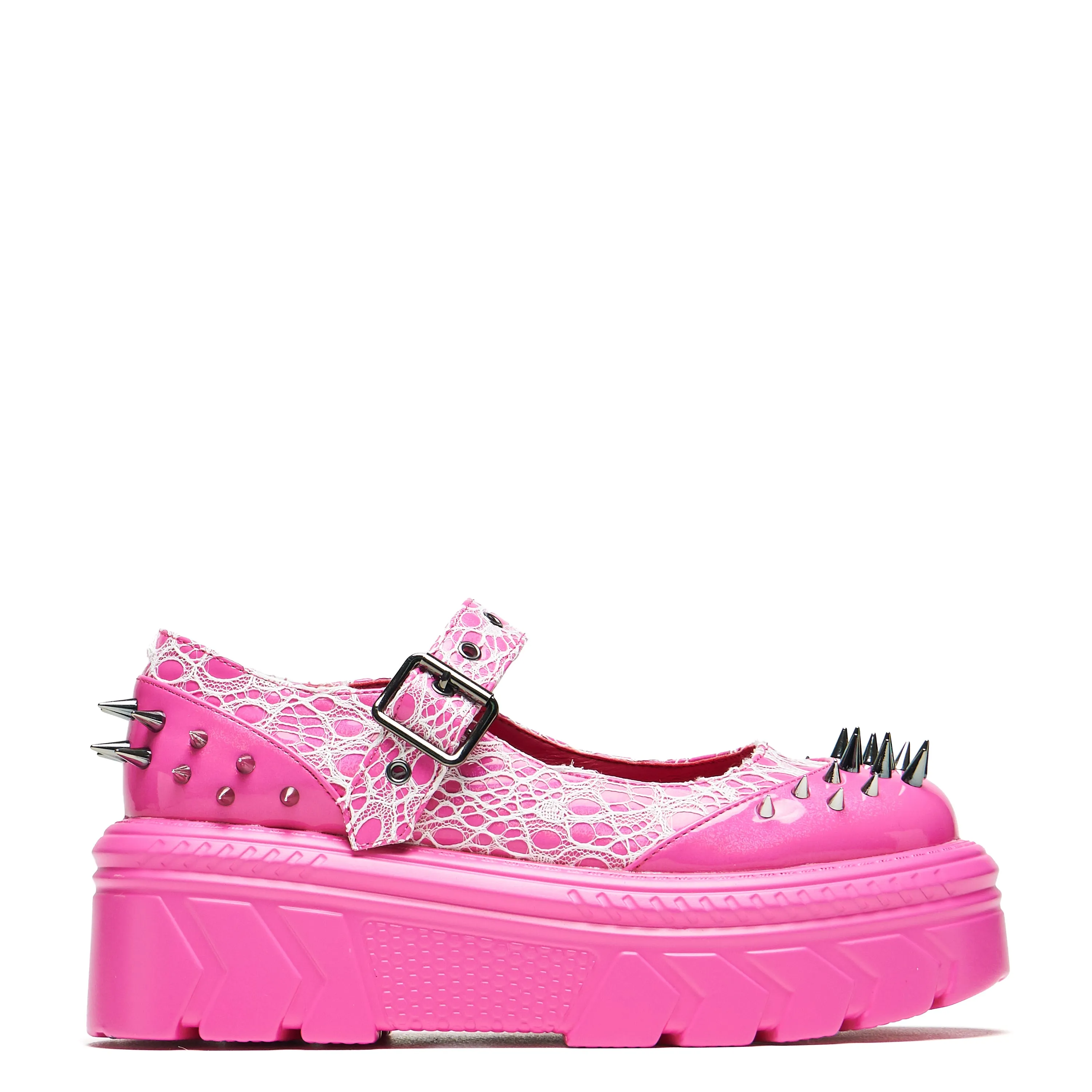 Candyfloss Demon Spiked Stomper Mary Janes
