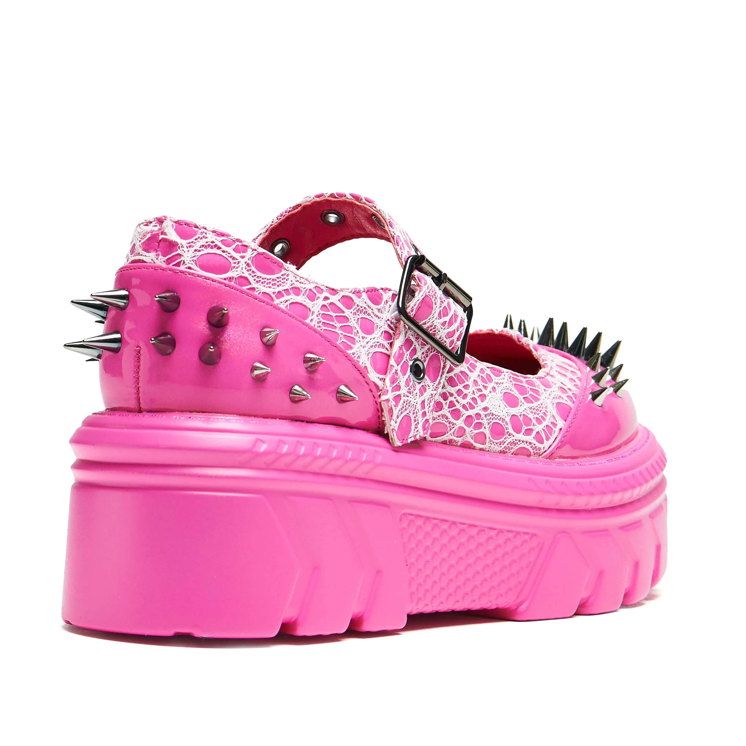 Candyfloss Demon Spiked Stomper Mary Janes