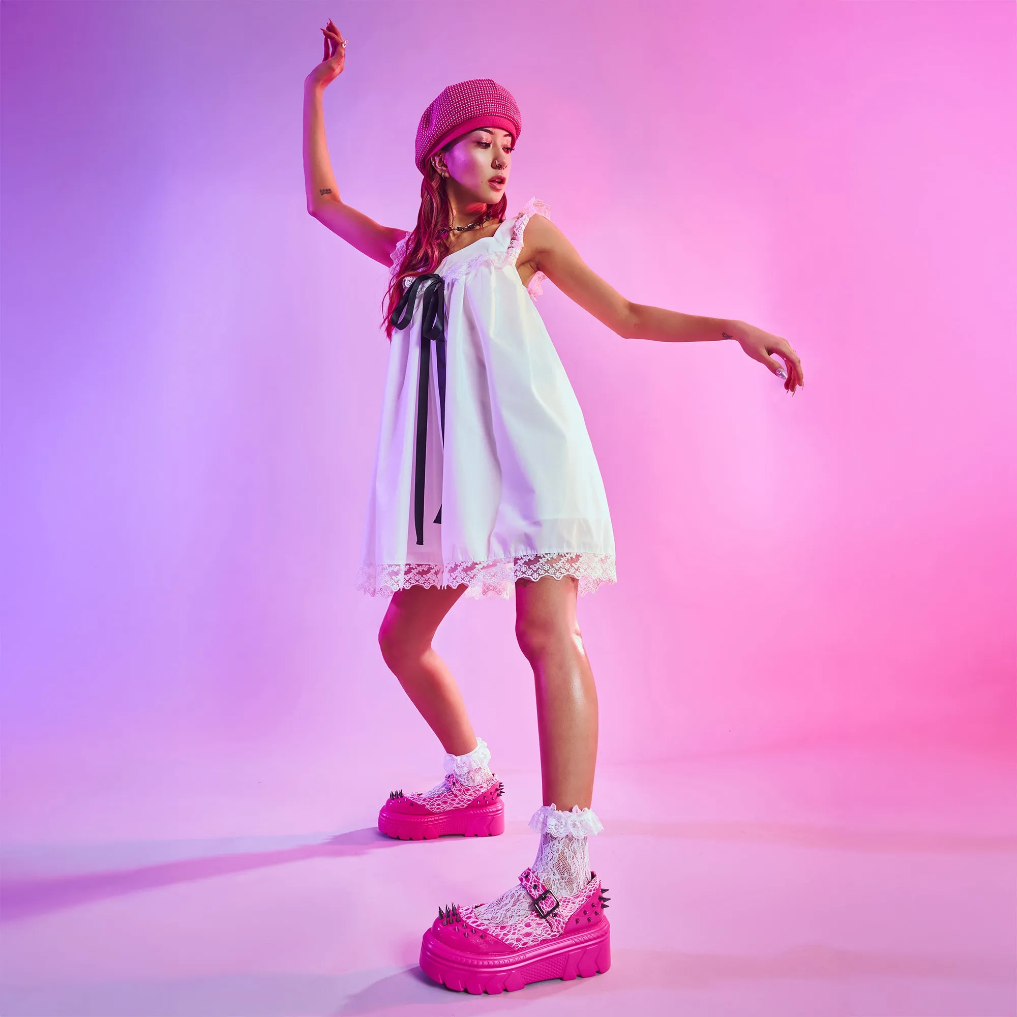 Candyfloss Demon Spiked Stomper Mary Janes