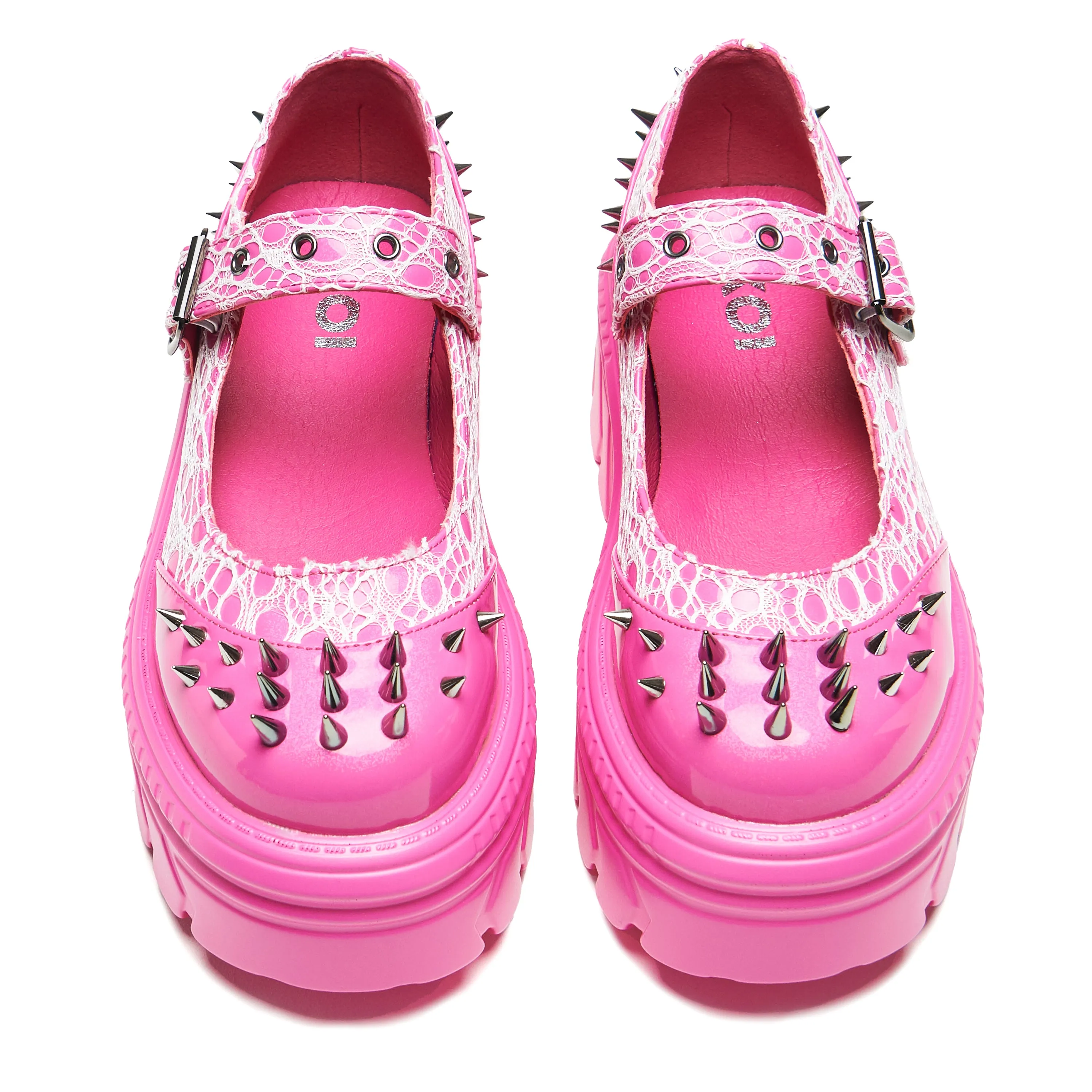 Candyfloss Demon Spiked Stomper Mary Janes