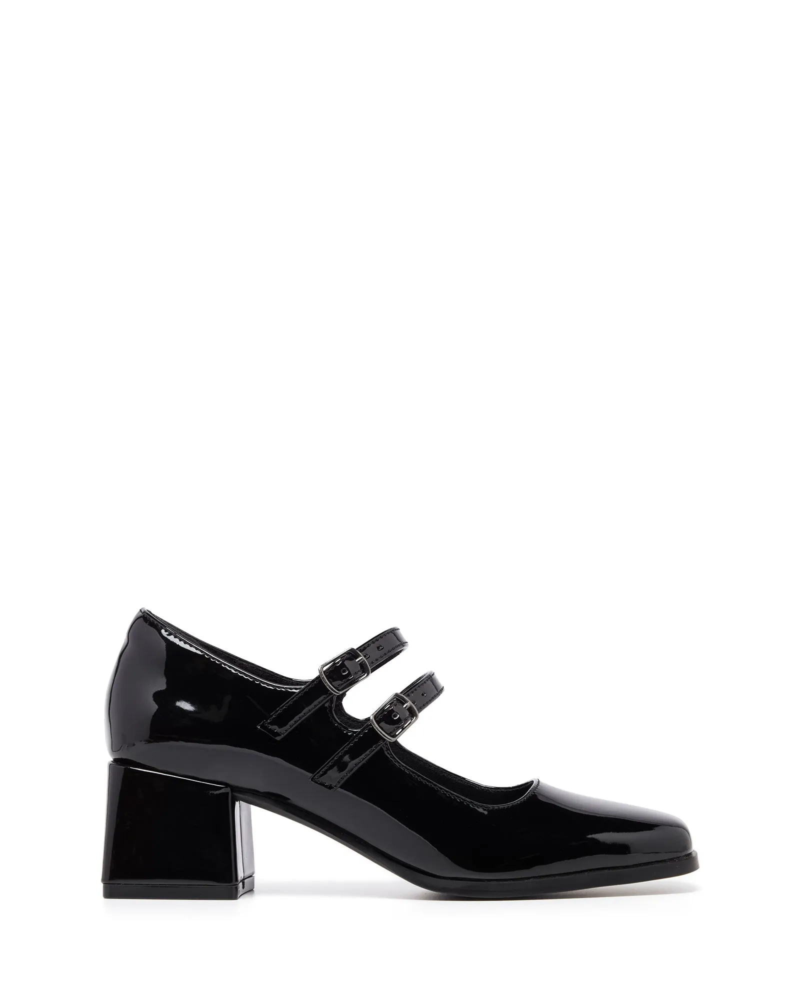 Charmed Heel Black Patent
