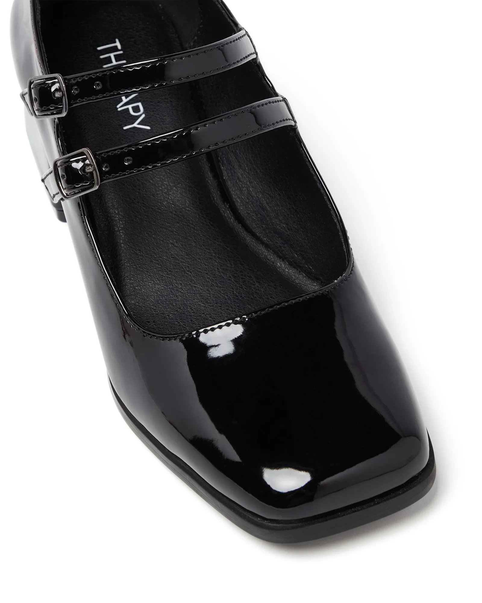 Charmed Heel Black Patent