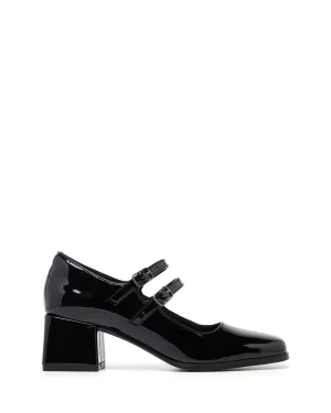Charmed Heel Black Patent