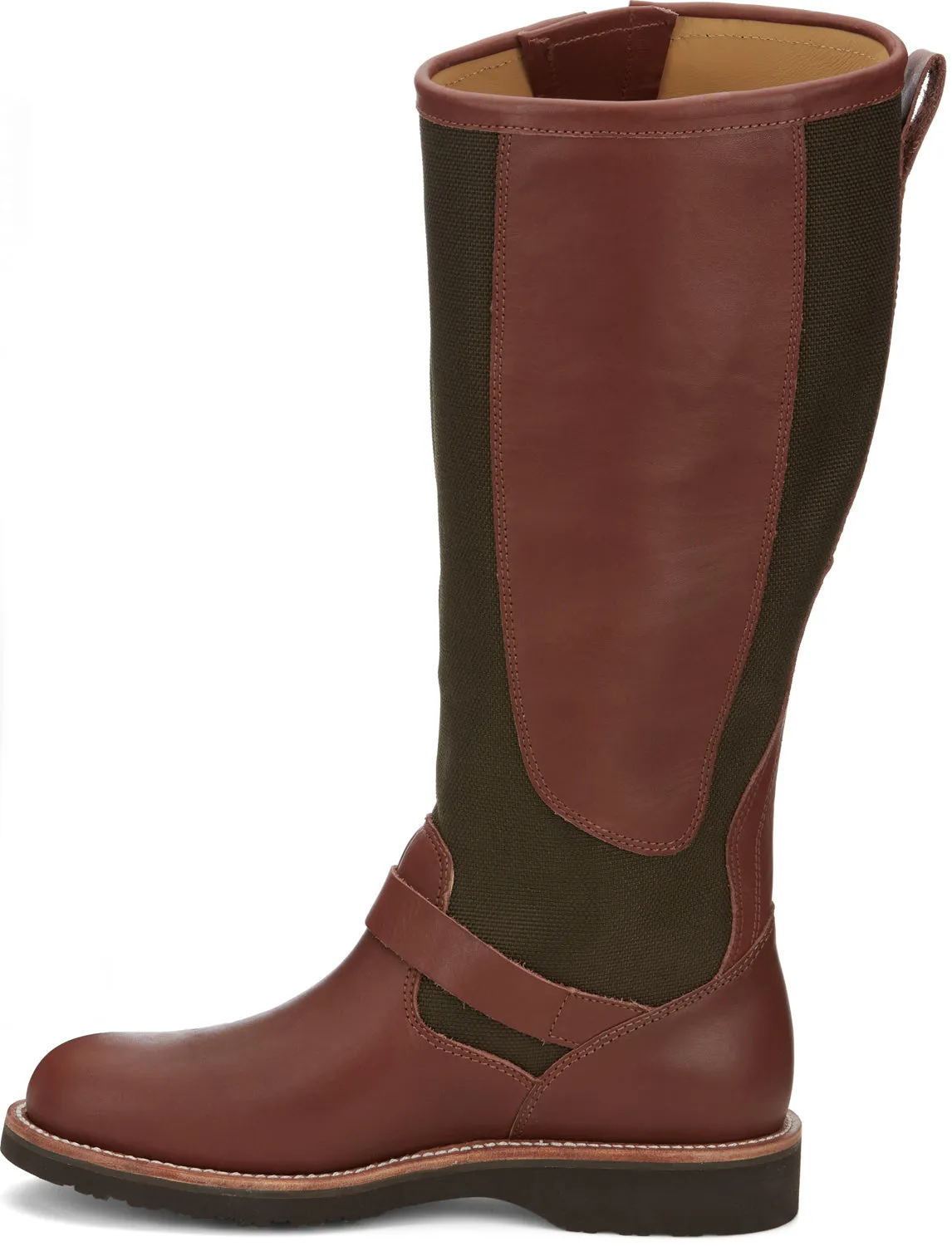 Chippewa Mens Descaro 17in Snake Oro Russett Leather Hunting Boots 10.5 D