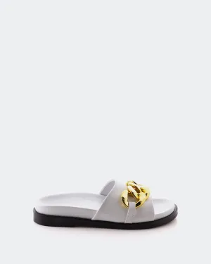 Cipriana White Leather