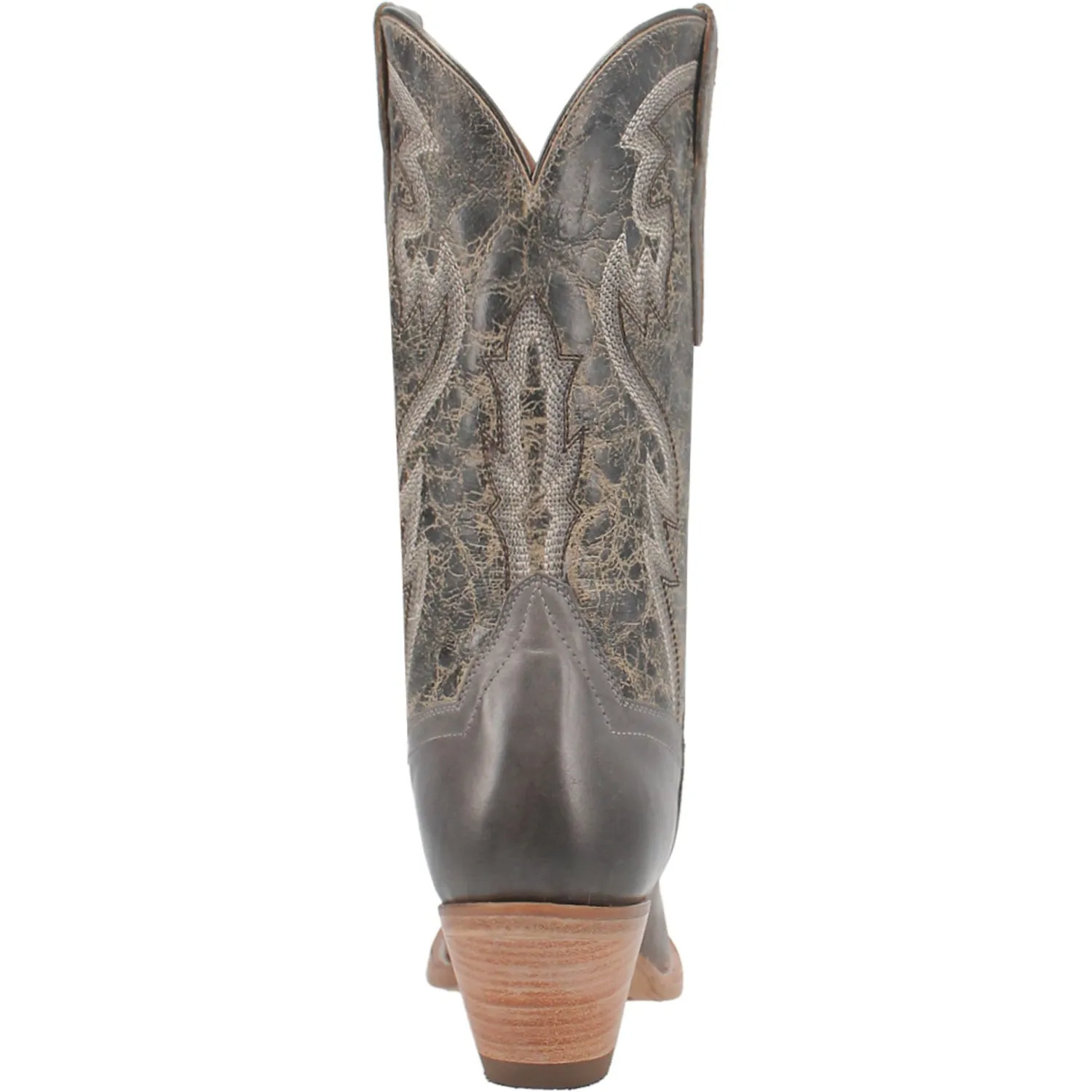 Dan Post Womens Tria Grey Leather Cowboy Boots 8.5 M