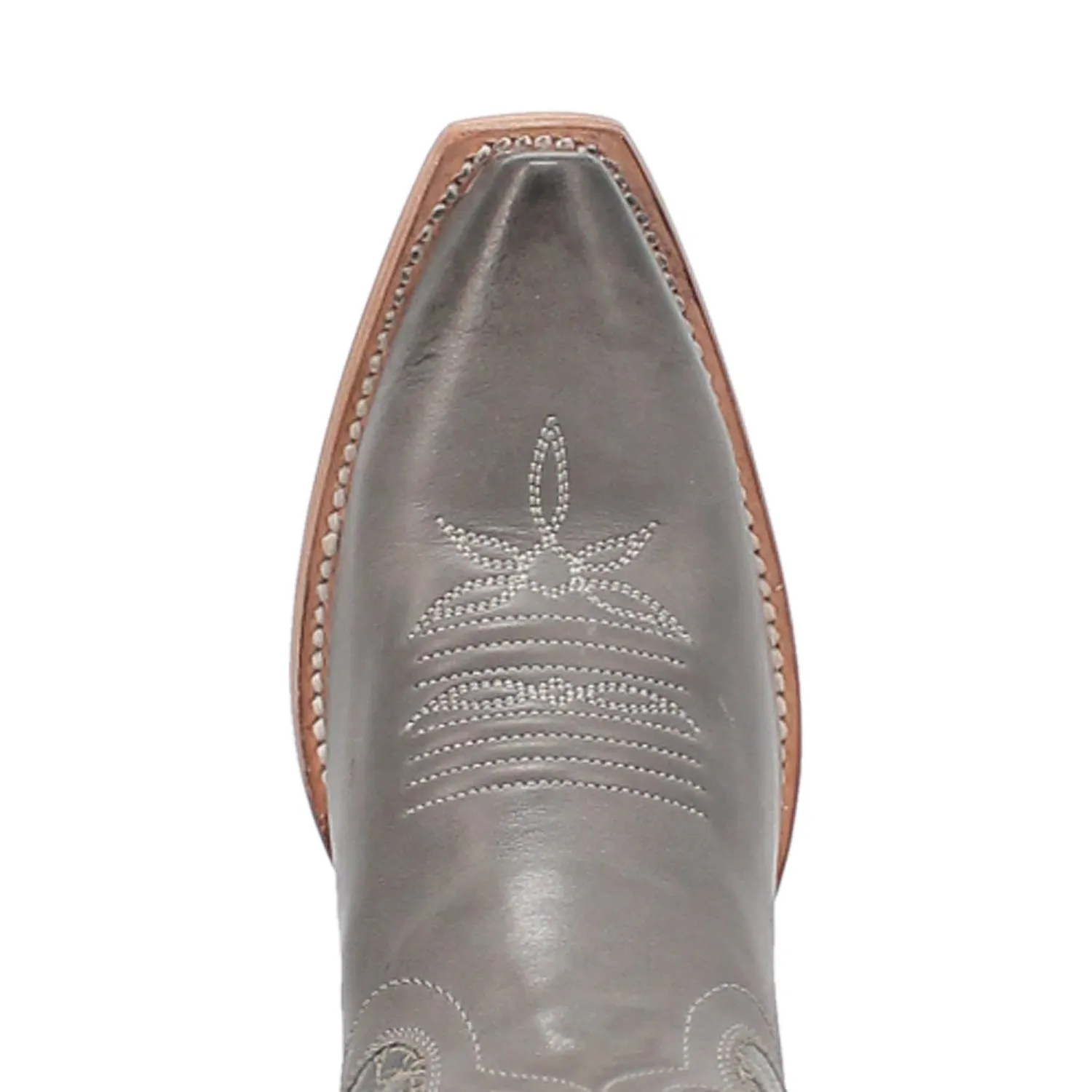 Dan Post Womens Tria Grey Leather Cowboy Boots 8.5 M