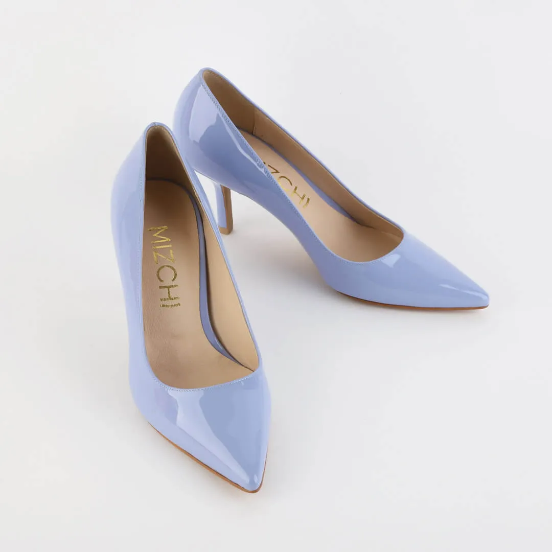 ELDORADO - blue patent pumps