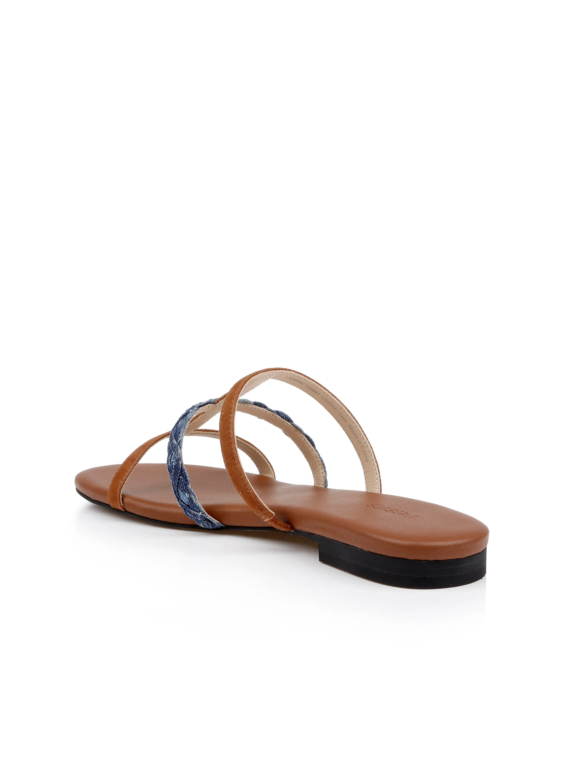 Hennie Mixed-Media Sandal