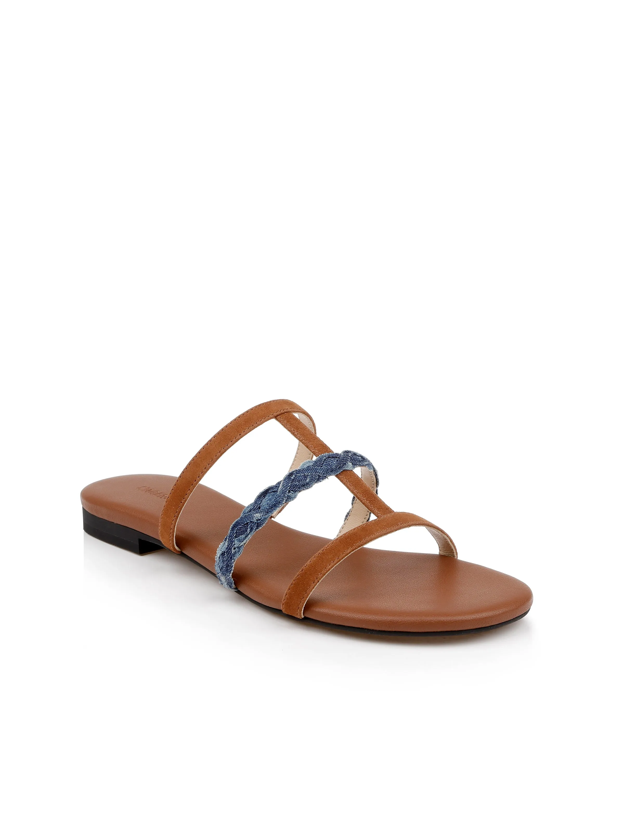 Hennie Mixed-Media Sandal