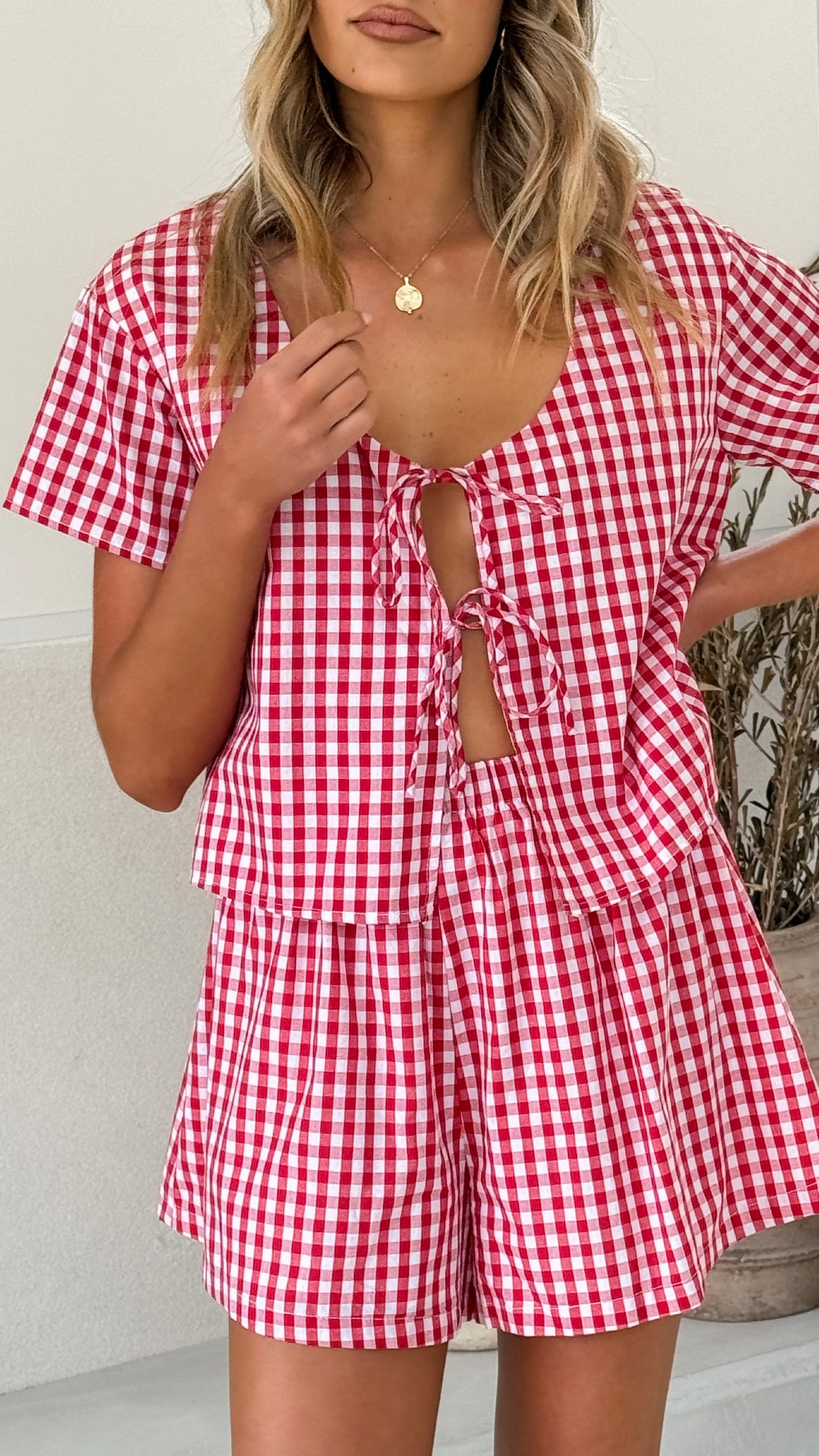 Jamaica Shorts - Picnic Red