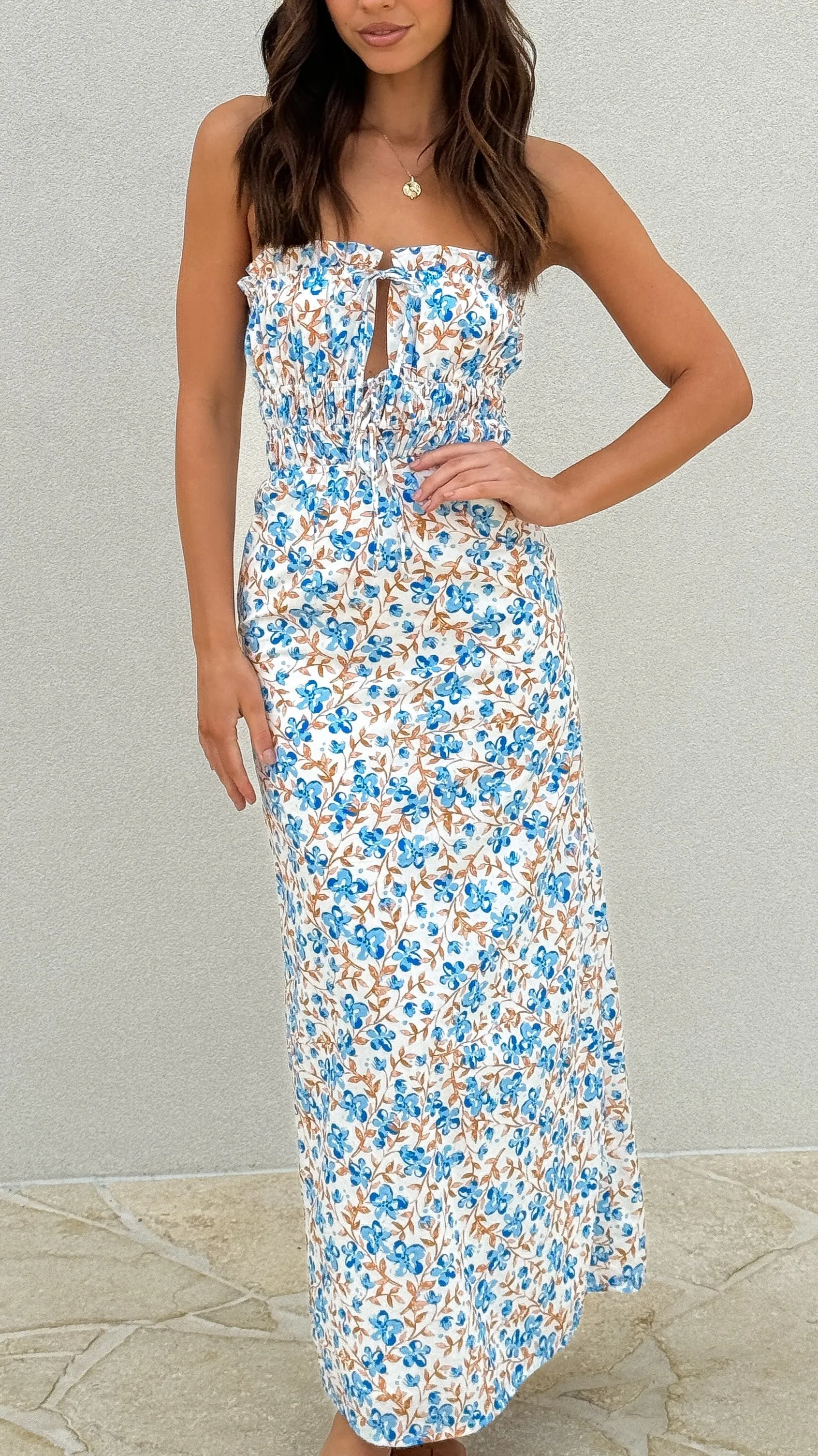 Kahli Maxi Dress - Vintage Bloom