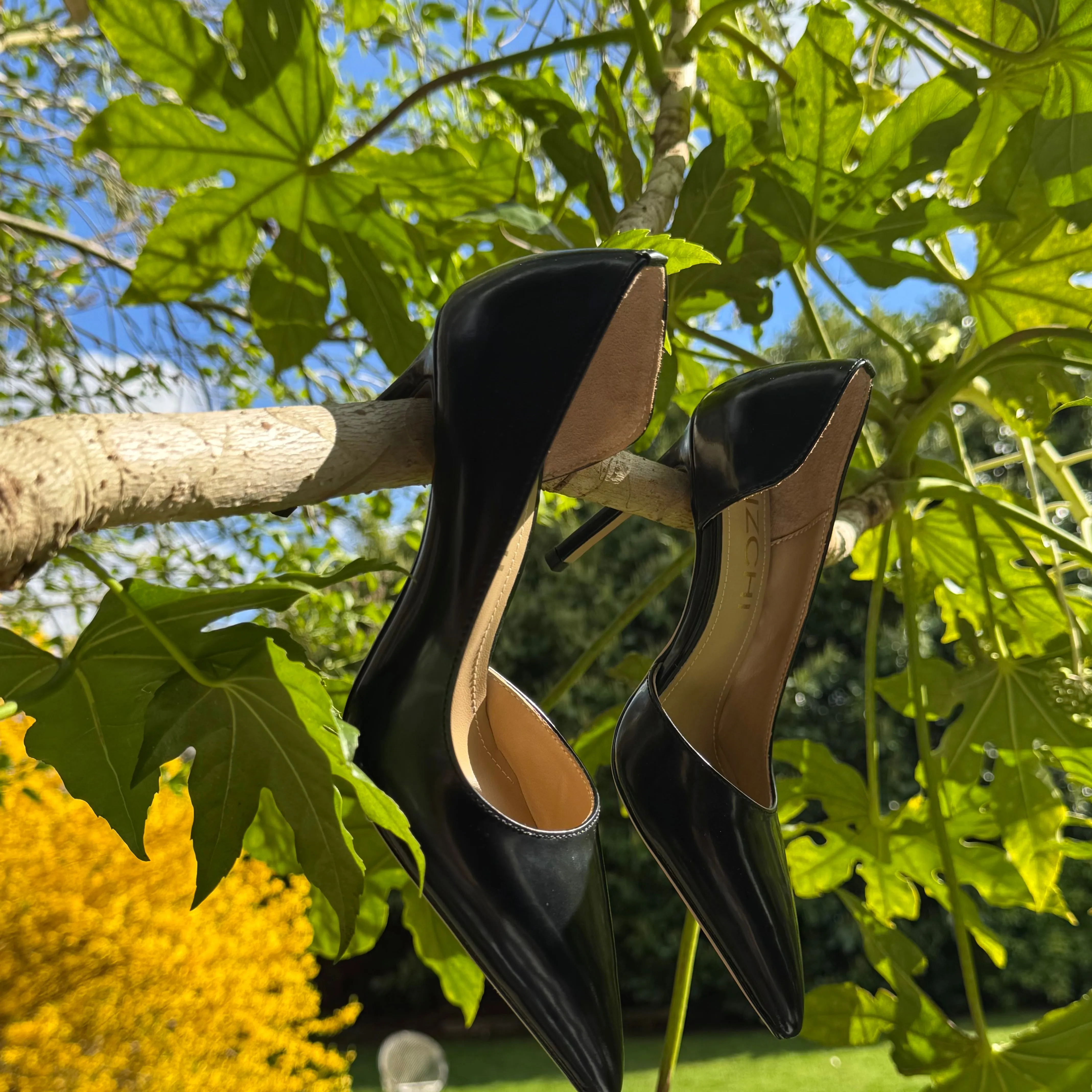 *LALITA BLACK  - d'orsay cut heels