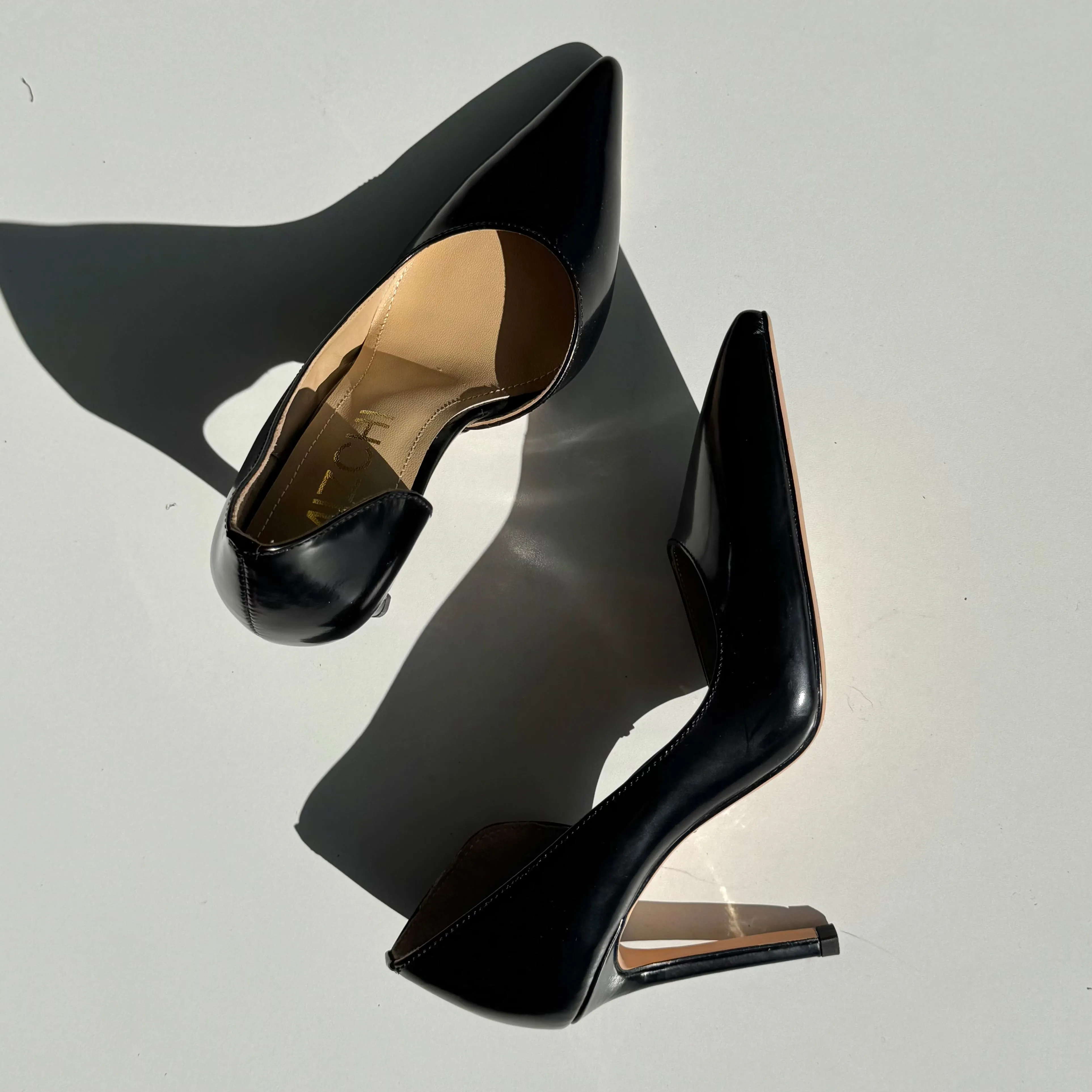*LALITA BLACK  - d'orsay cut heels