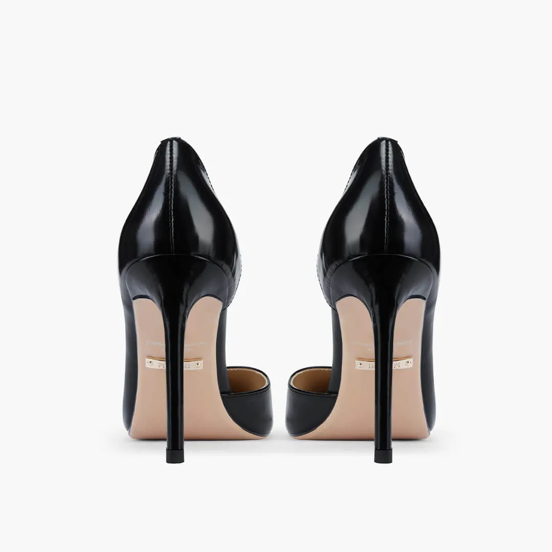*LALITA BLACK  - d'orsay cut heels