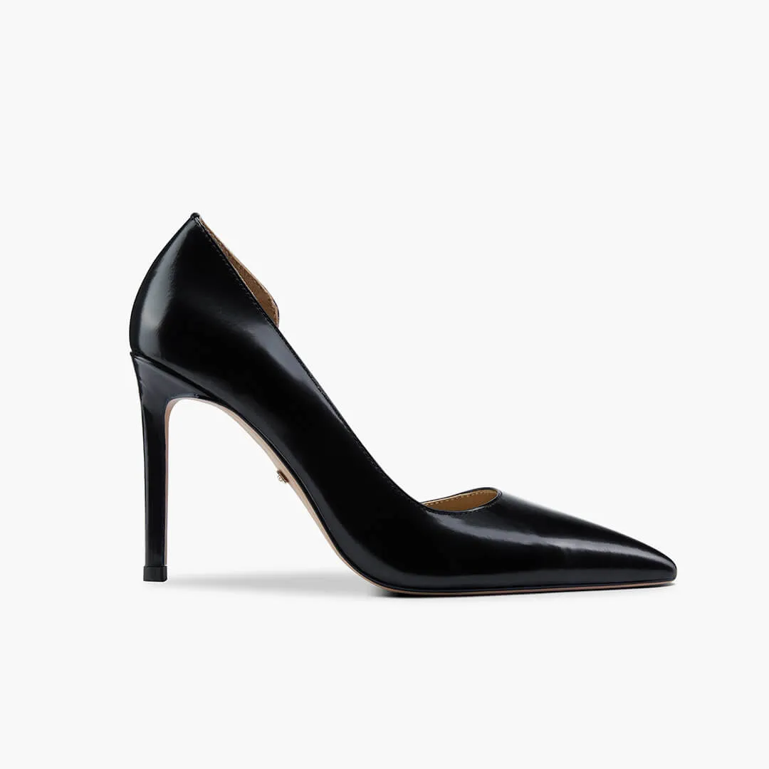*LALITA BLACK  - d'orsay cut heels