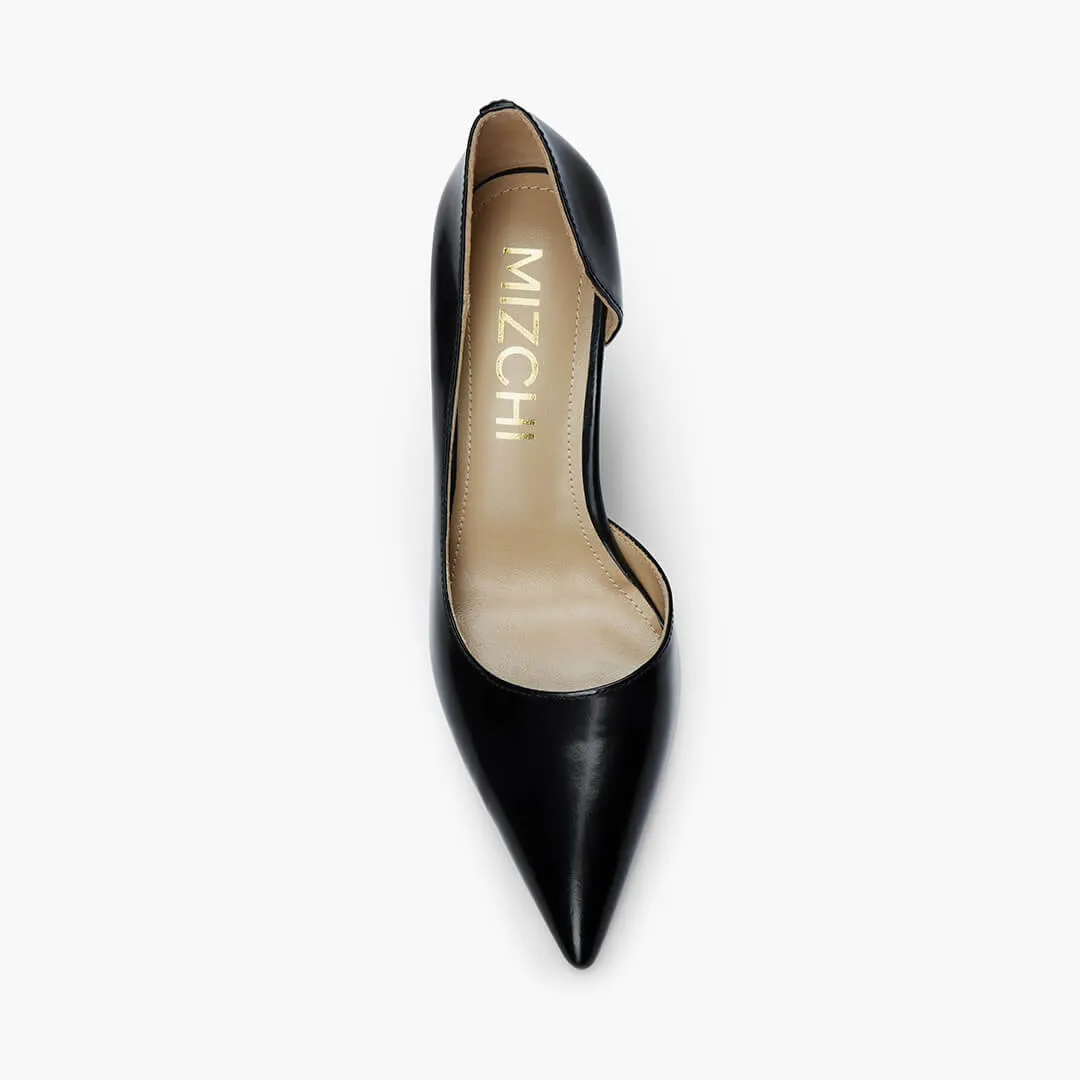 *LALITA BLACK  - d'orsay cut heels