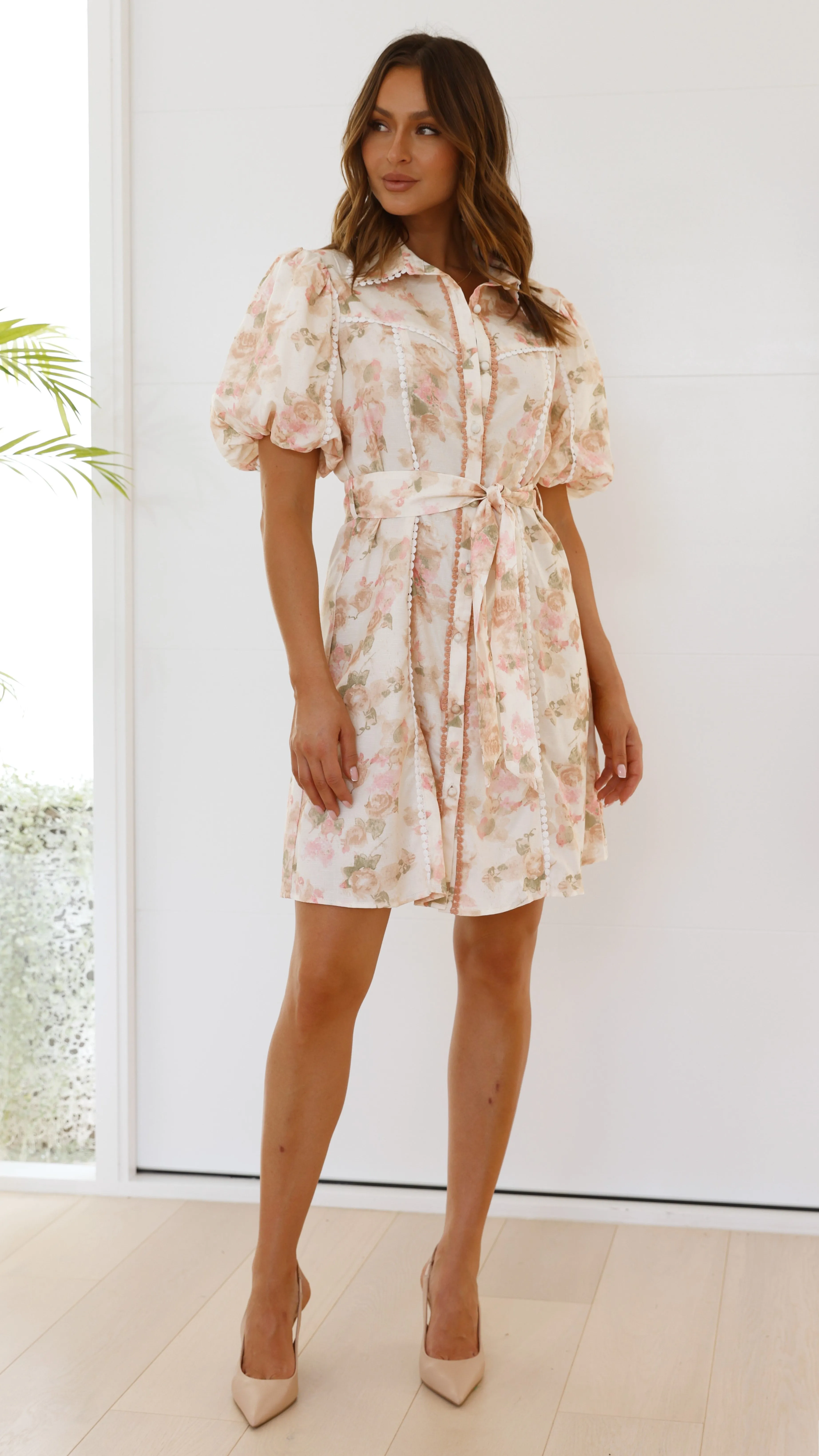 Mason Mini Dress - Blossom Print