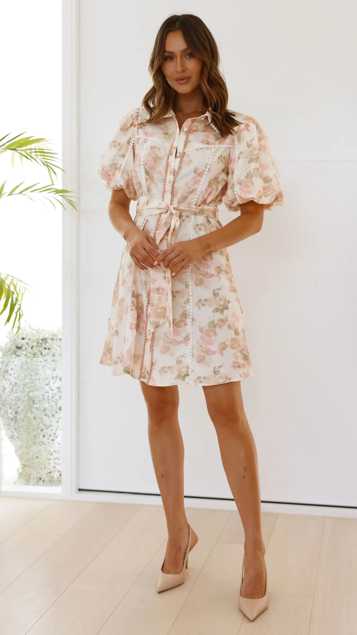Mason Mini Dress - Blossom Print