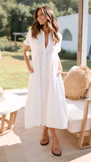 Morgana Dress - White