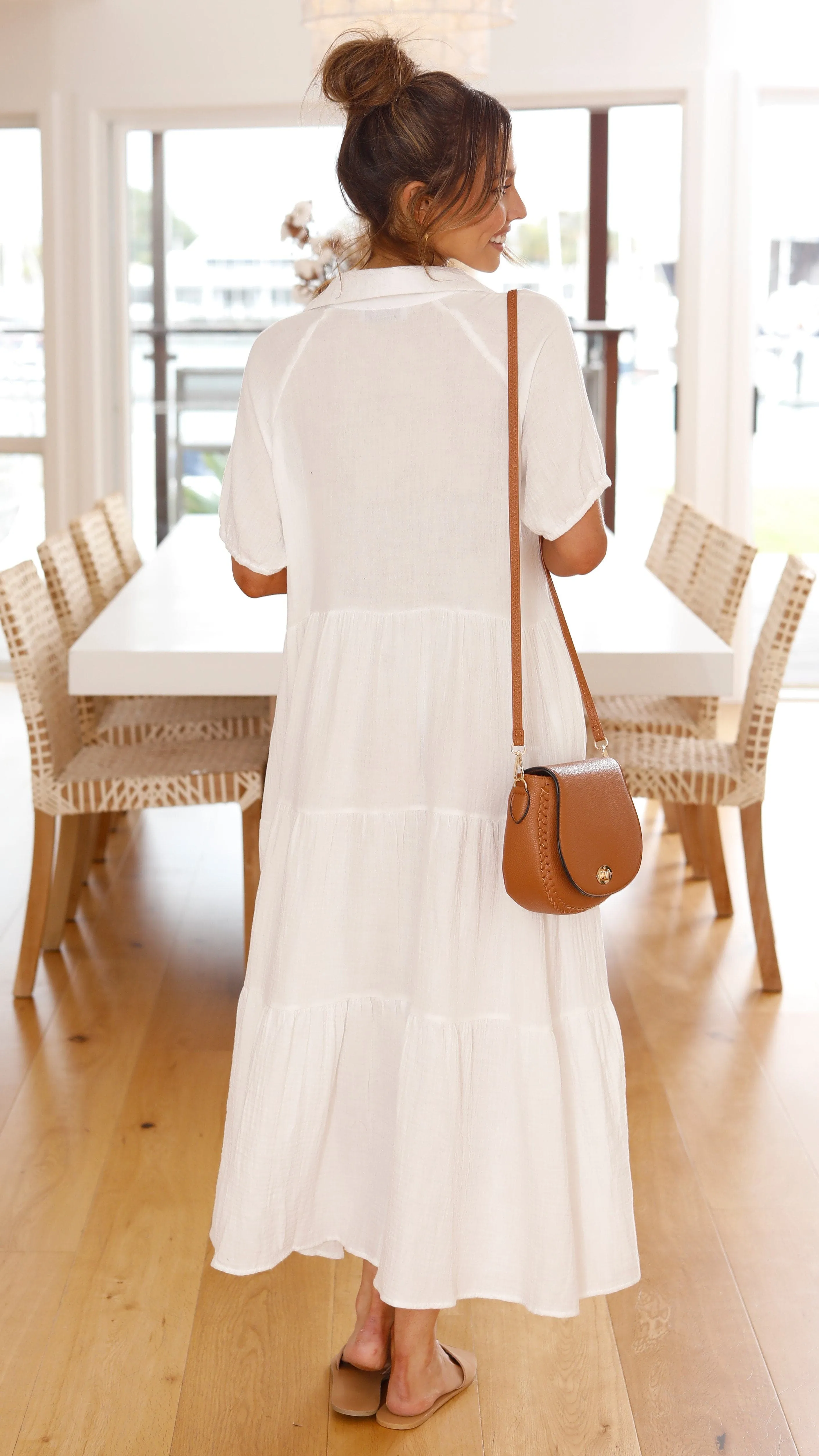 Morgana Dress - White