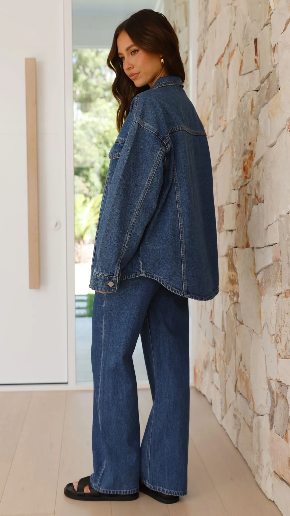 Organic Denim Jacket - Vintage Blue