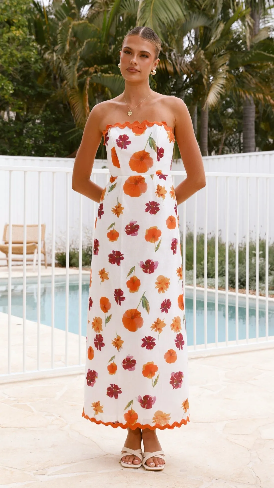 Palta Maxi Dress - Springtime Print