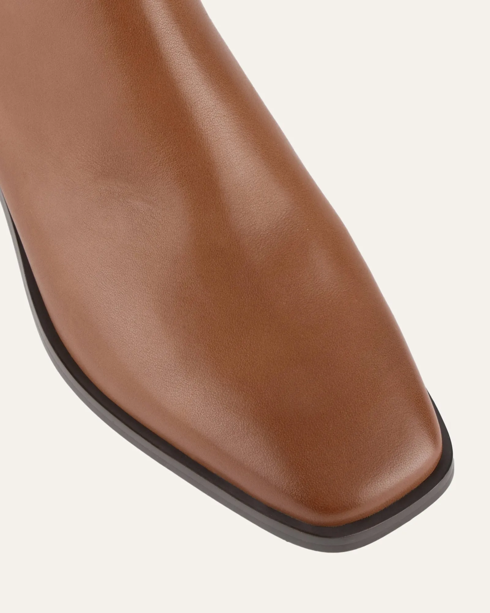 QUADE MID ANKLE BOOTS TRUE TAN LEATHER