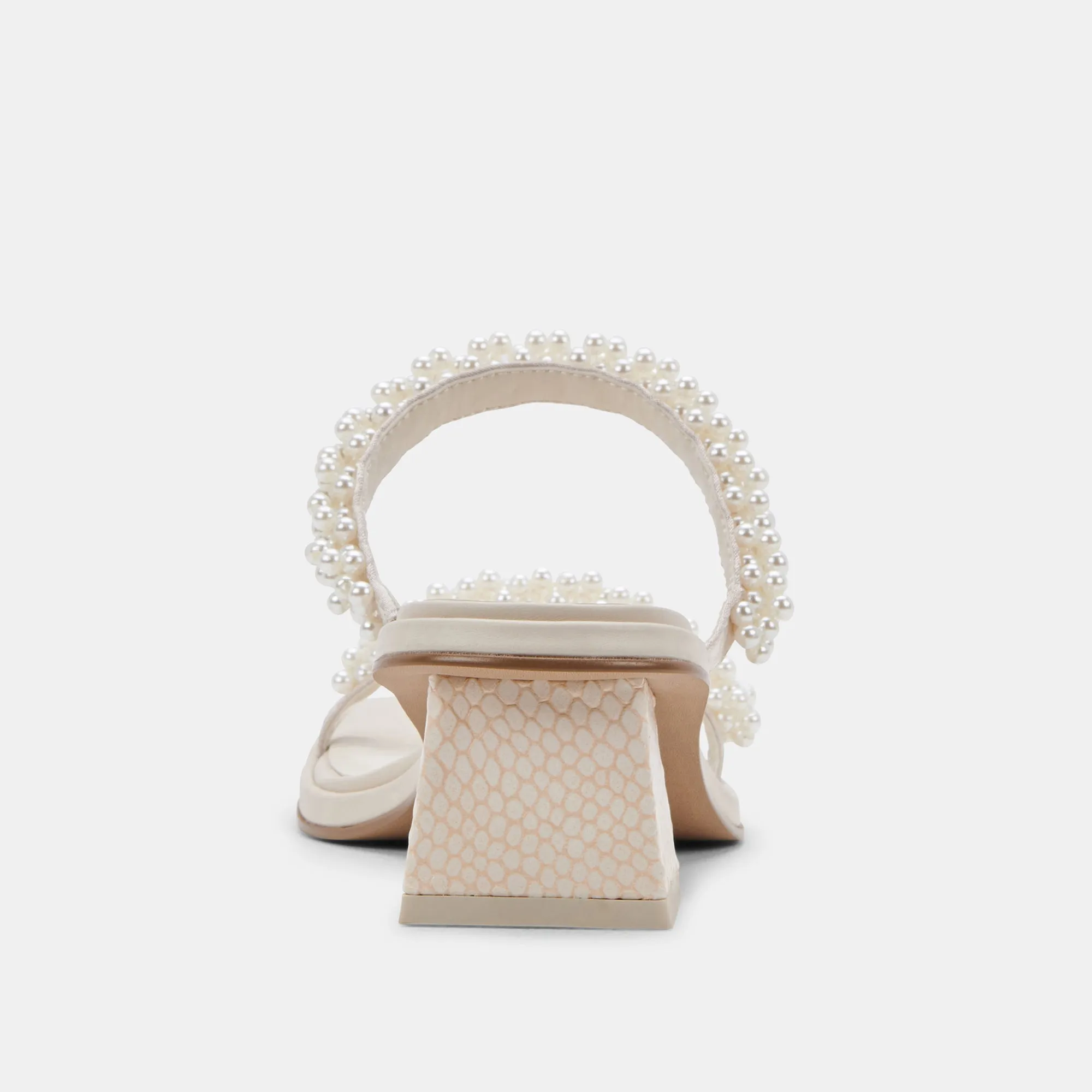 RIVER PEARL HEELS VANILLA PEARLS - re:vita