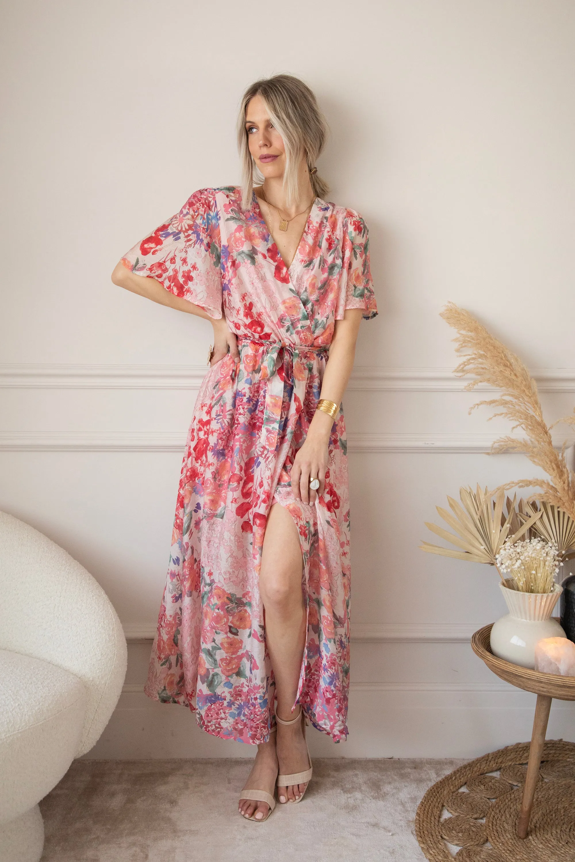 Rosery Pink - Maxi Jurk