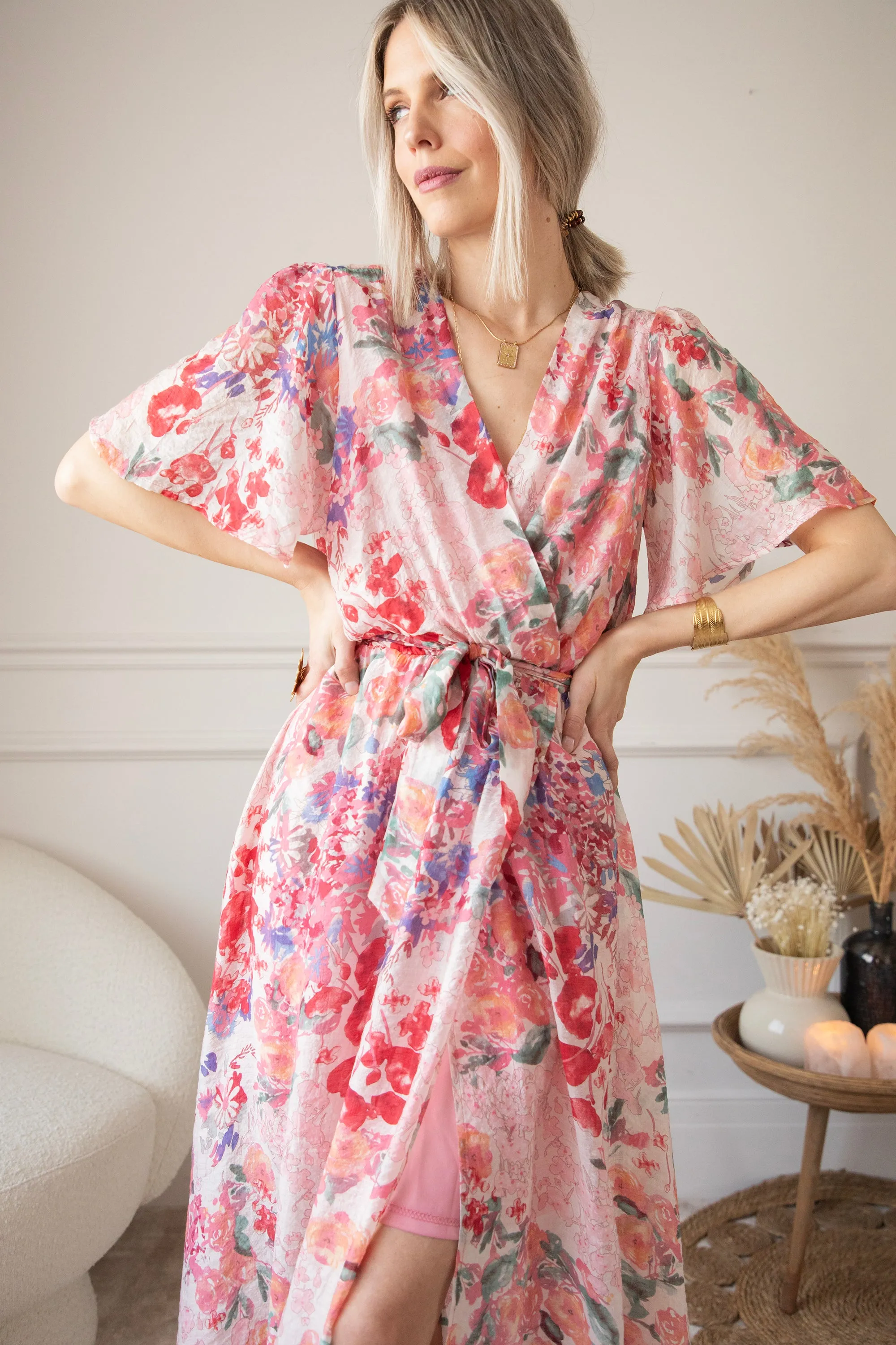 Rosery Pink - Maxi Jurk
