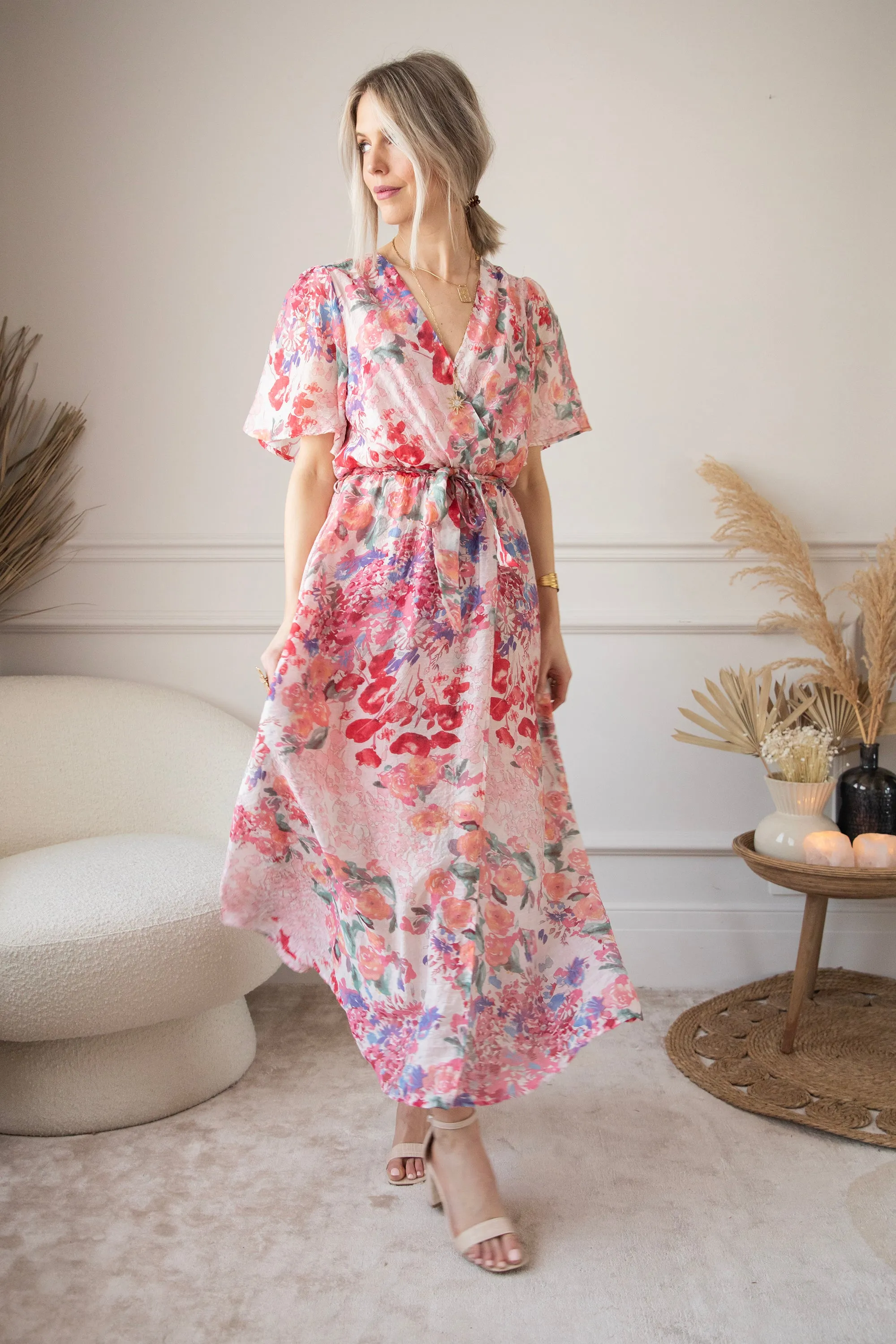 Rosery Pink - Maxi Jurk