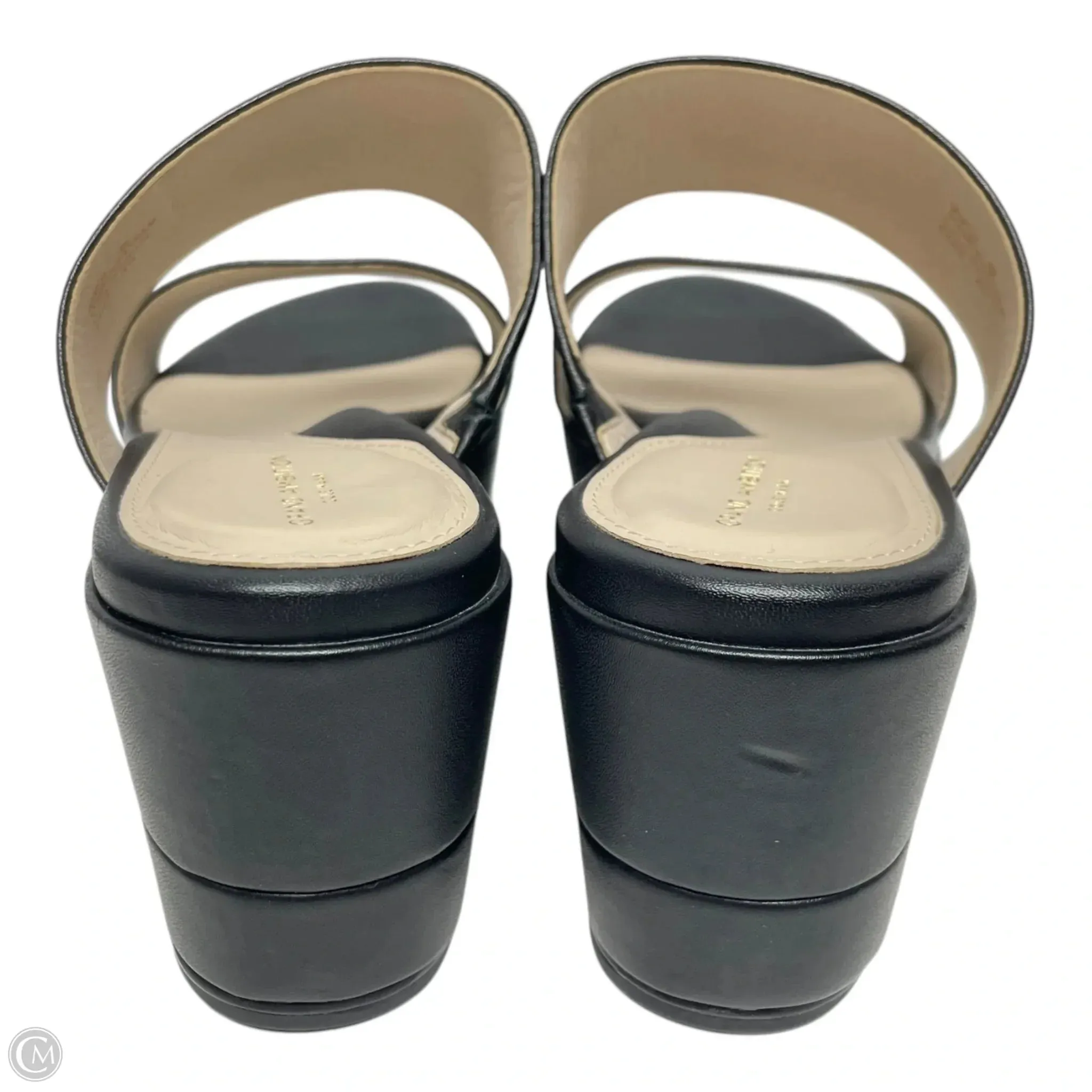 Sandals Heels Platform By Cole-haan In Black, Size: 8