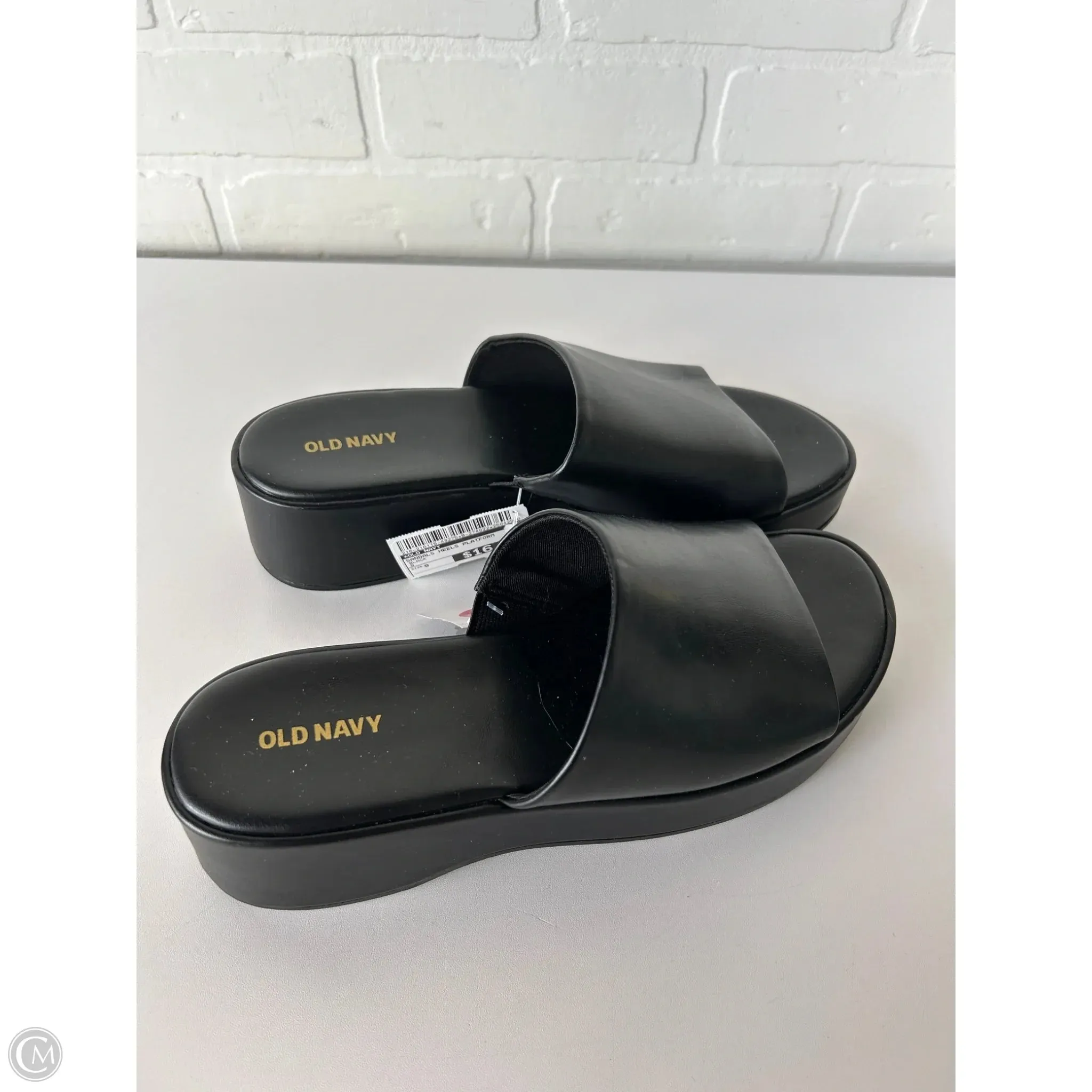 Sandals Heels Platform By Old Navy In Black, Size: 9